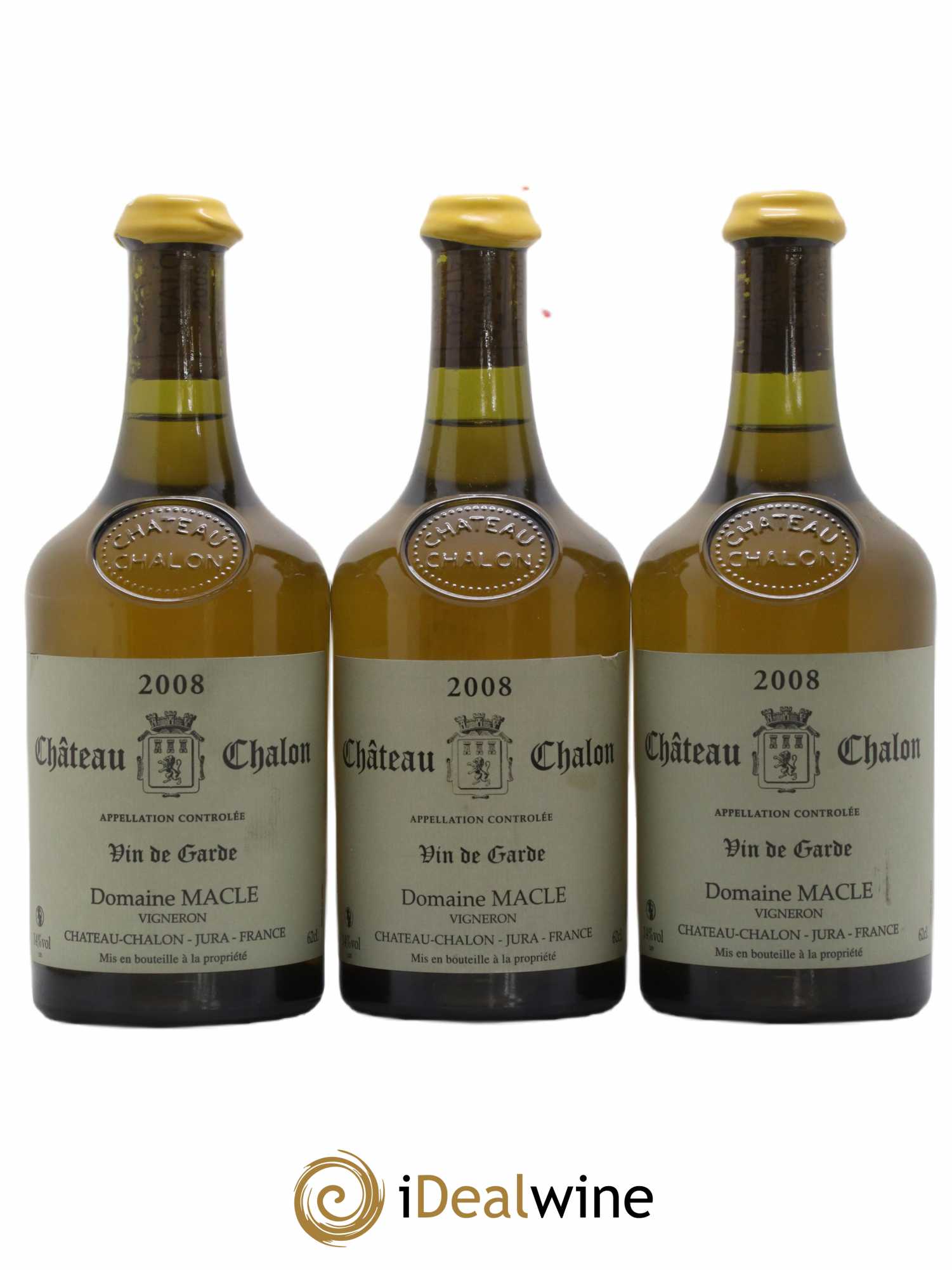 Château-Chalon Jean Macle 2008 - Lot de 3 bouteilles - 0