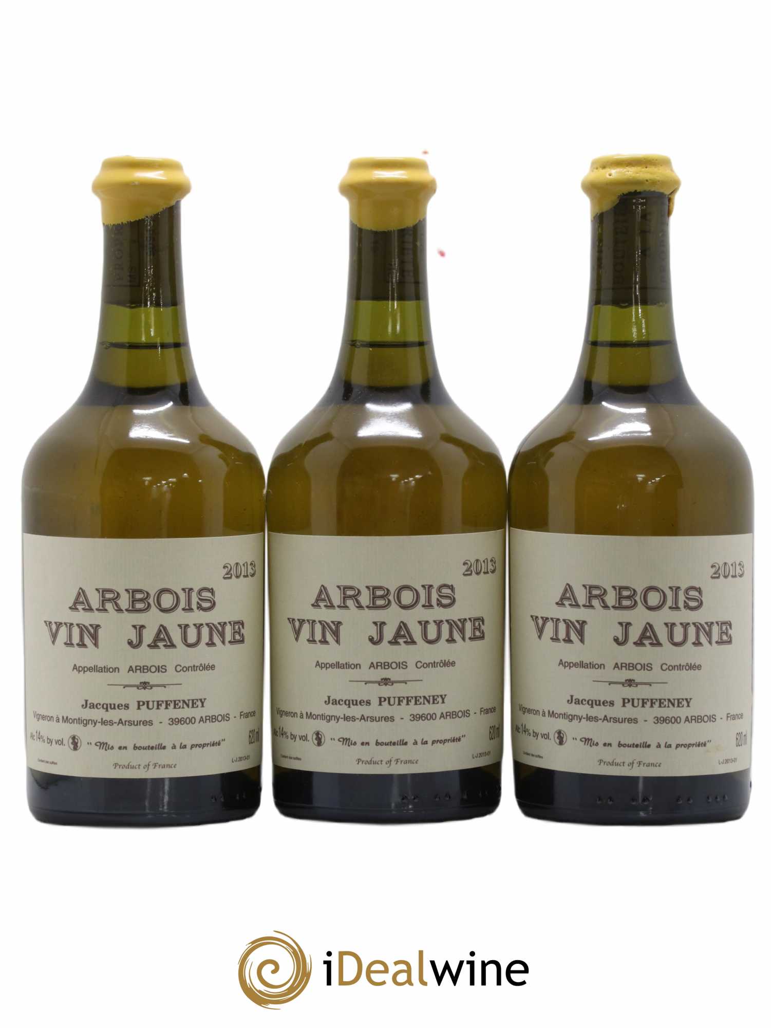Arbois Vin Jaune Jacques Puffeney 2013 - Lot de 3 bouteilles - 0