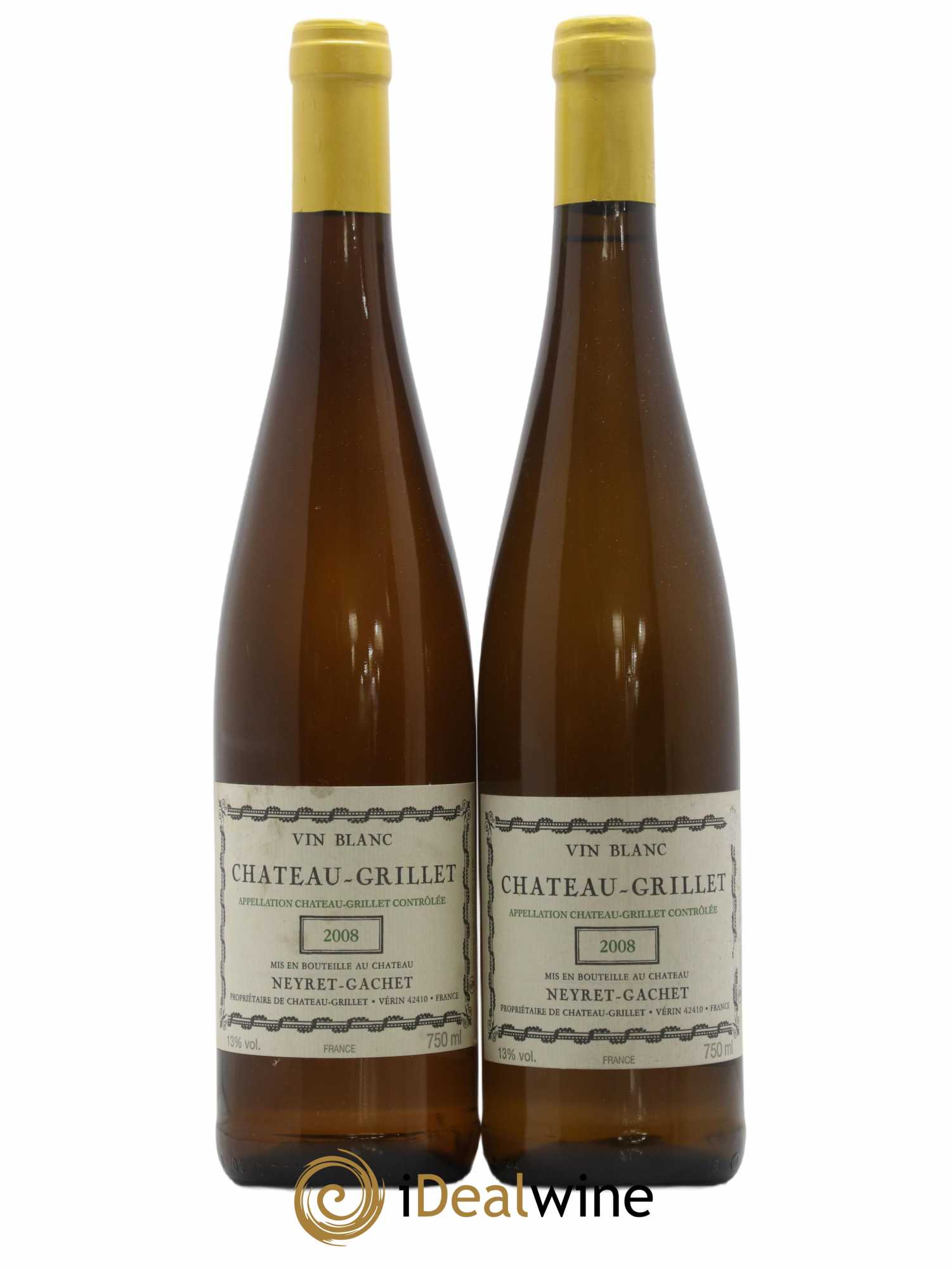Château Grillet Château-Grillet 2008 - Lot de 2 bouteilles - 0