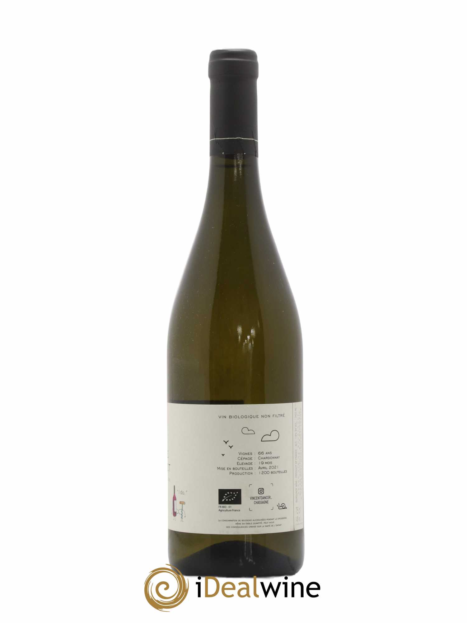 Chassagne-Montrachet 1er Cru (Morgeot) Tête du Clos Vincent Dancer 2019 - Lot de 1 bouteille - 1