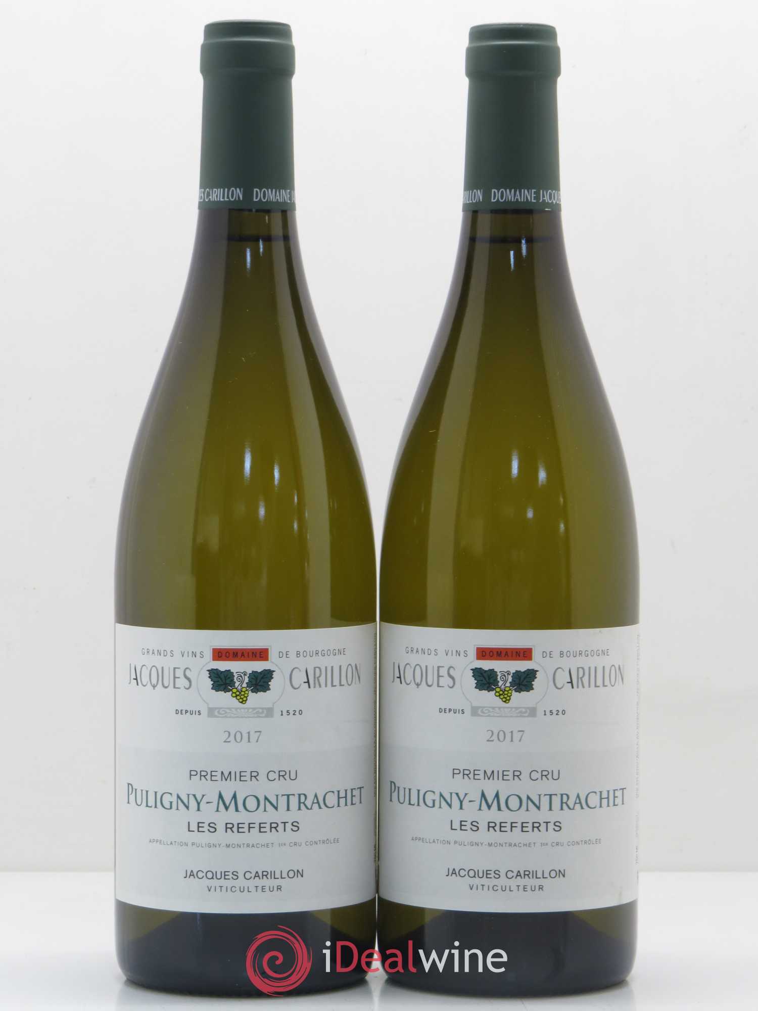 Puligny-Montrachet 1er Cru Domaine Jacques Carillon 2017 - Posten von 2 Flaschen - 0