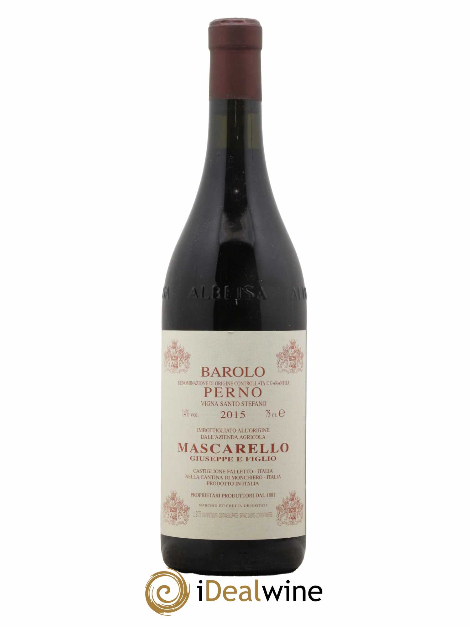 Barolo DOCG Vigna Santo Stefano di Perno Giuseppe Mascarello 2015 - Lot de 1 bouteille - 0