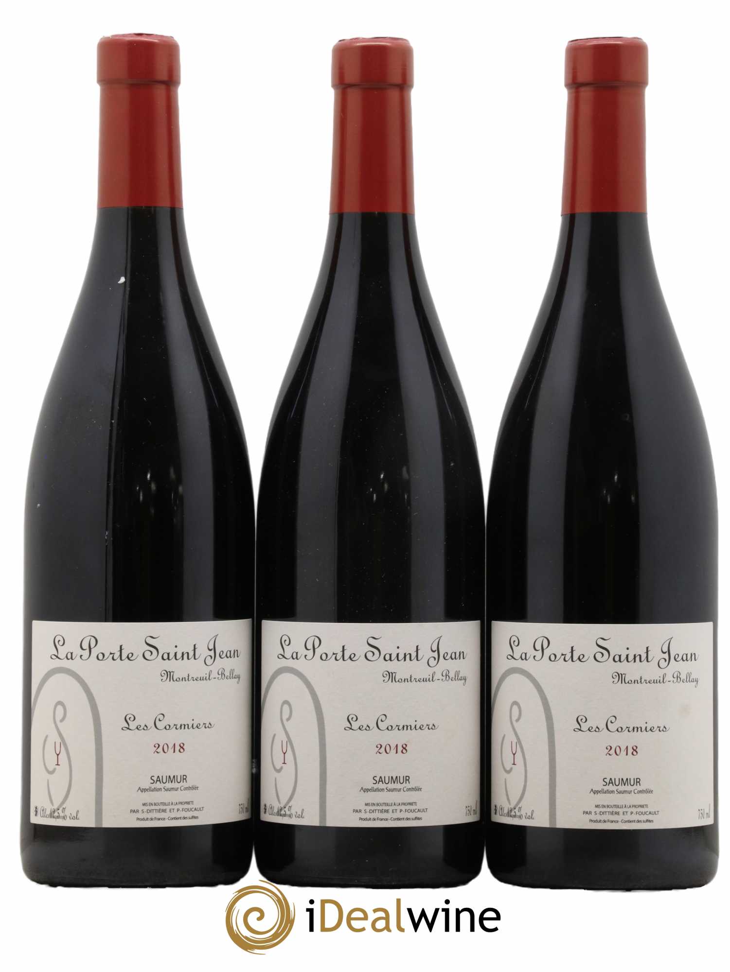 Saumur Les Cormiers La Porte Saint Jean 2018 - Lot de 3 bouteilles - 0