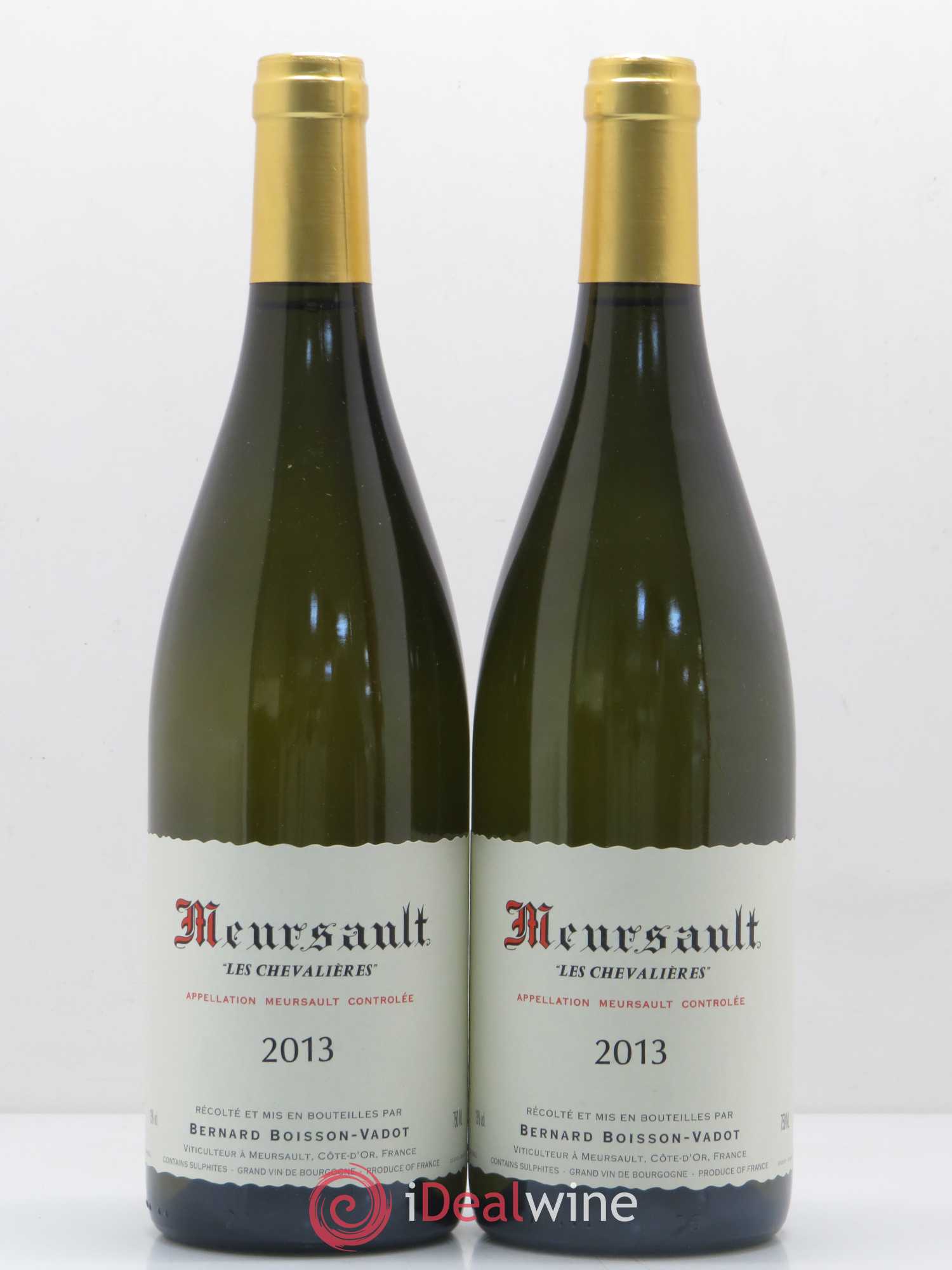 Meursault Les Chevalières Boisson-Vadot (Domaine) 2013 - Lot de 2 bouteilles - 0