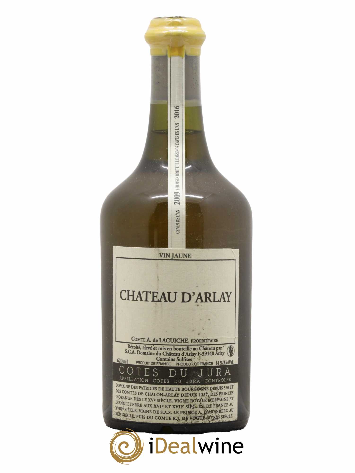 Côtes du Jura Vin jaune Château d'Arlay 2009 - Lot de 1 bouteille - 0