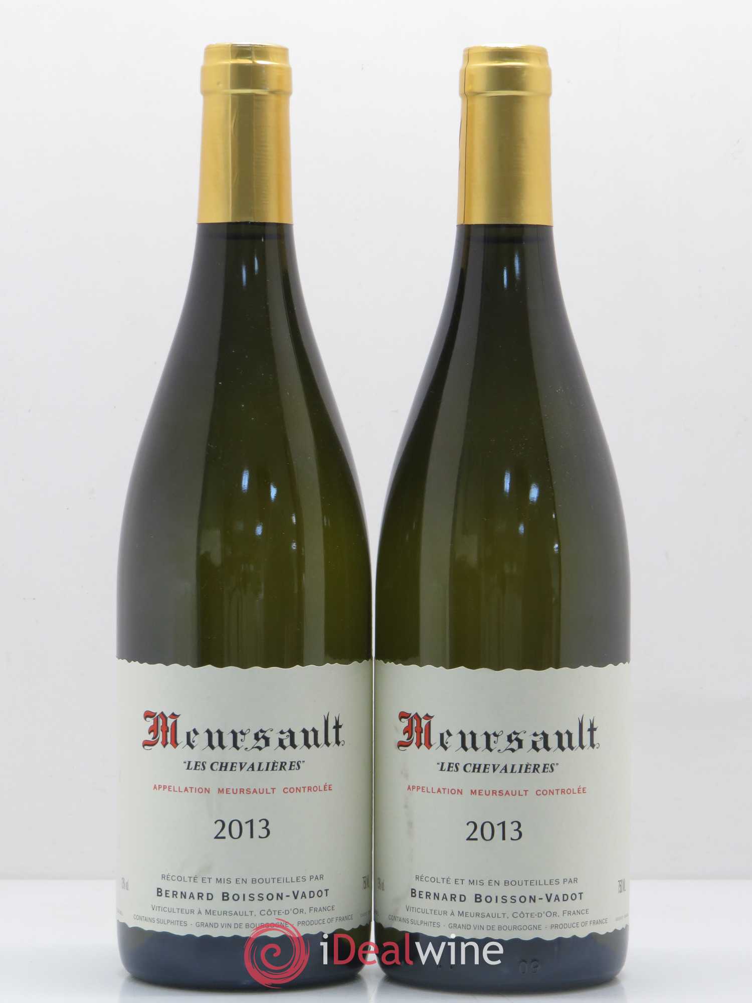 Meursault Les Chevalières Boisson-Vadot (Domaine) 2013 - Posten von 2 Flaschen - 0