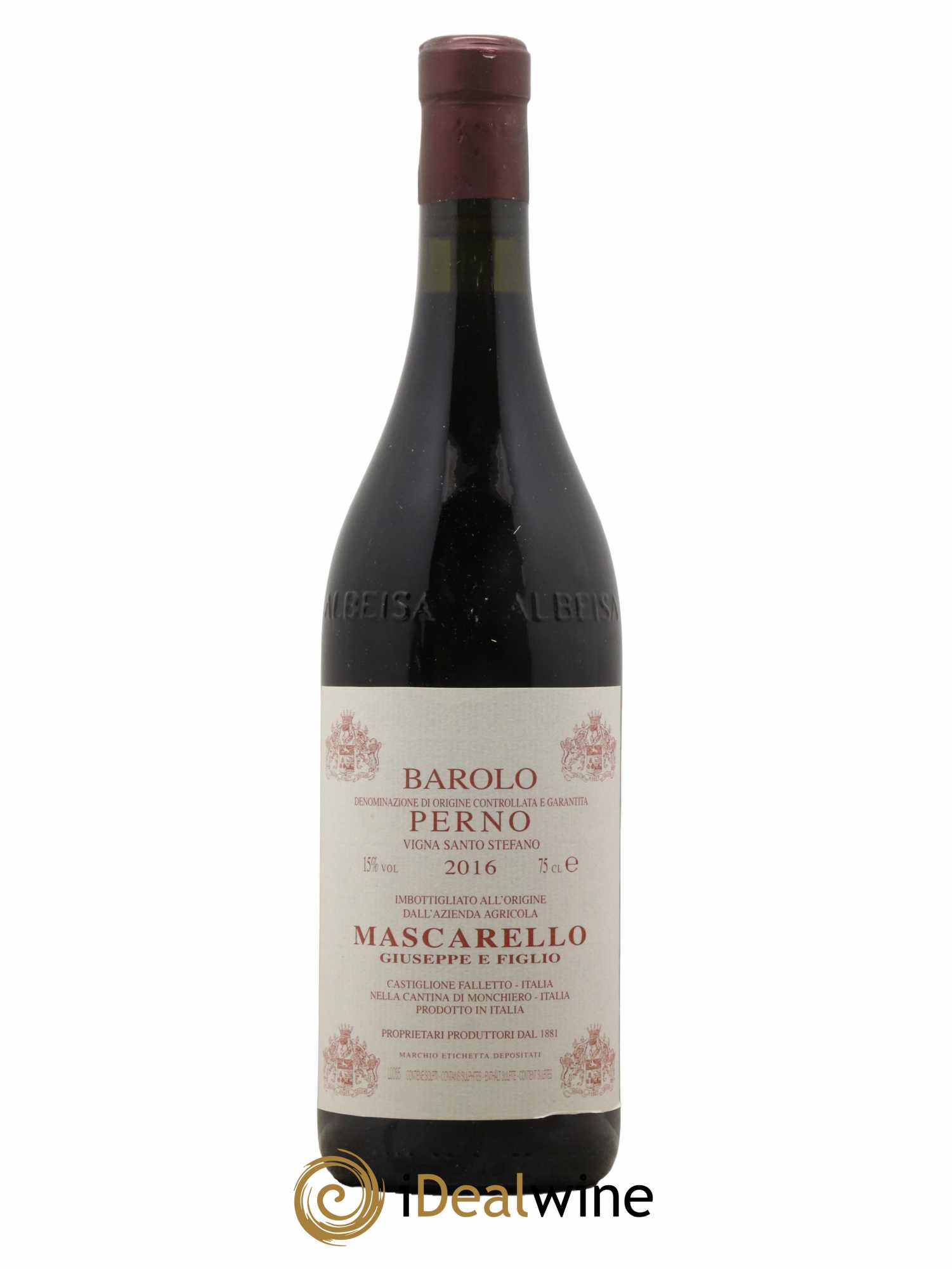 Barolo DOCG Vigna Santo Stefano di Perno Giuseppe Mascarello 2016 - Lot de 1 bouteille - 0