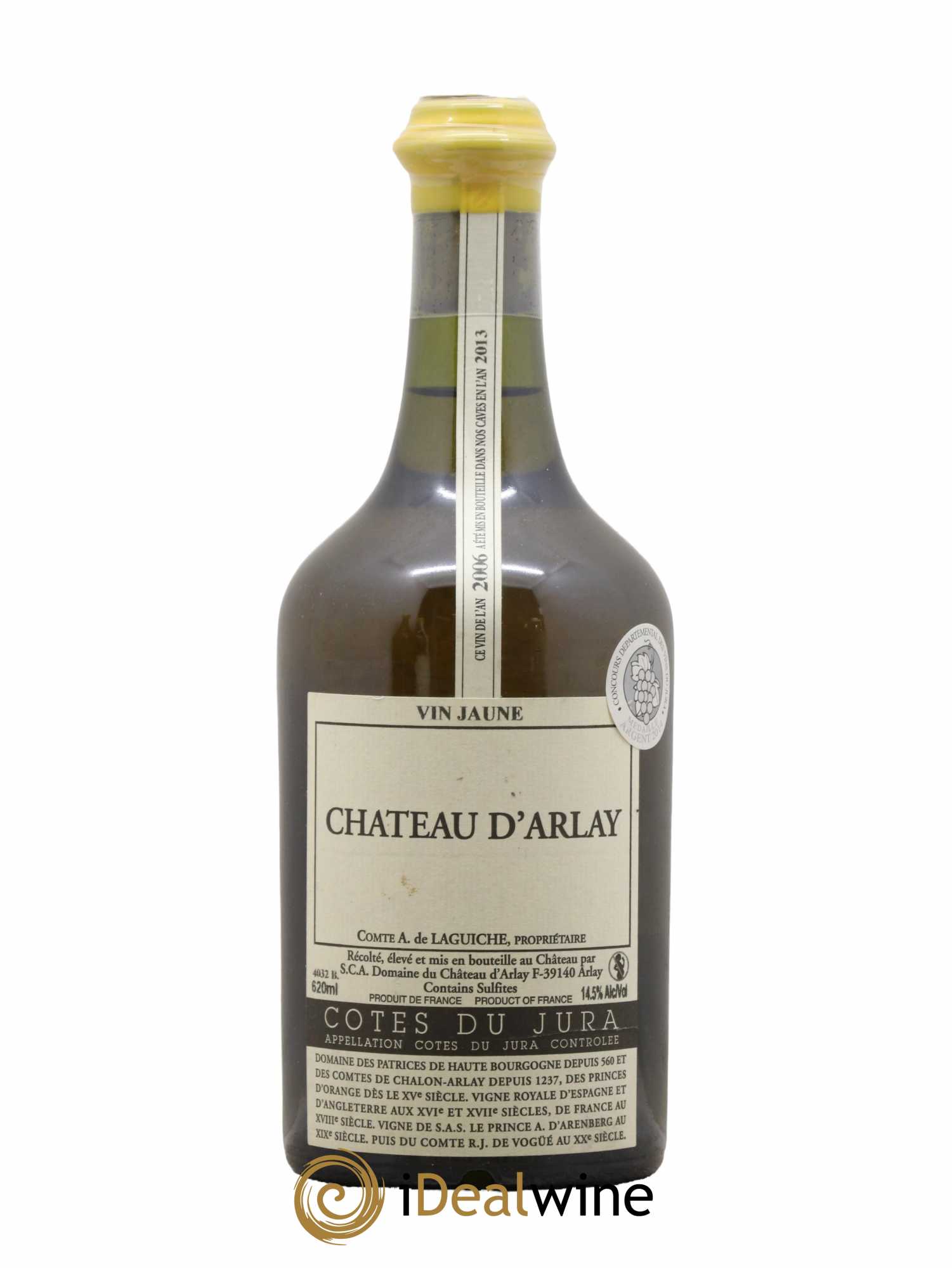 Côtes du Jura Vin jaune Château d'Arlay 2006 - Lot of 1 bottle - 0