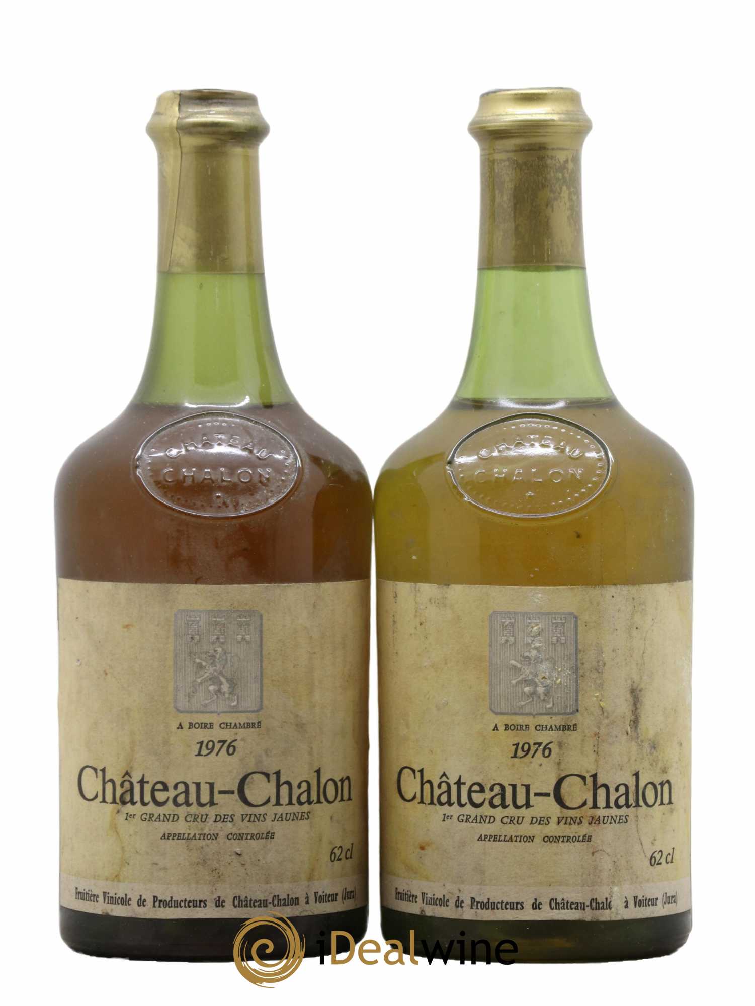 Château-Chalon Fruitière de Voiteur 1976 - Lot de 2 bouteilles - 0