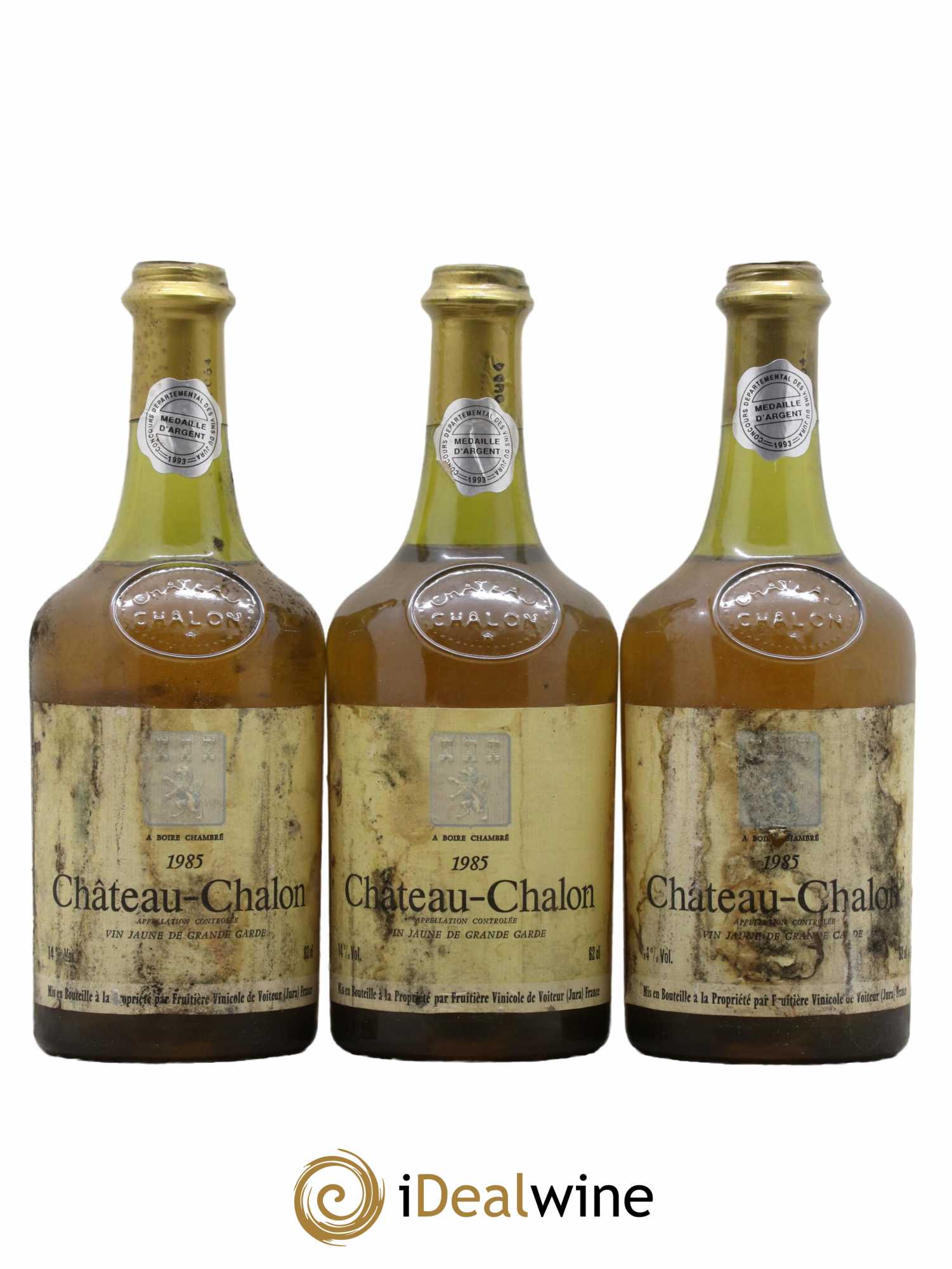 Château-Chalon Fruitière de Voiteur 1985 - Lot de 3 bouteilles - 0