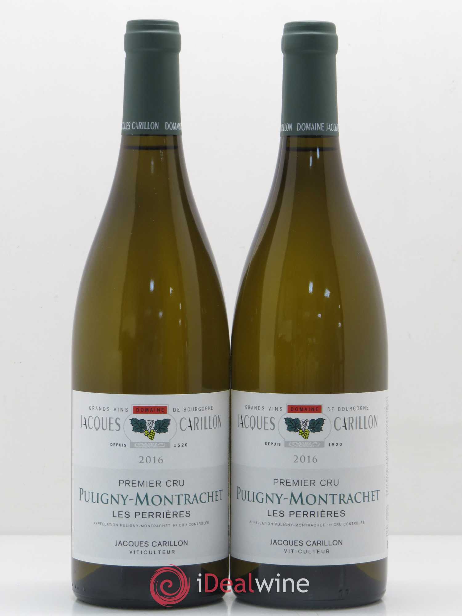 Puligny-Montrachet 1er Cru Domaine Jacques Carillon 2016 - Posten von 2 Flaschen - 0