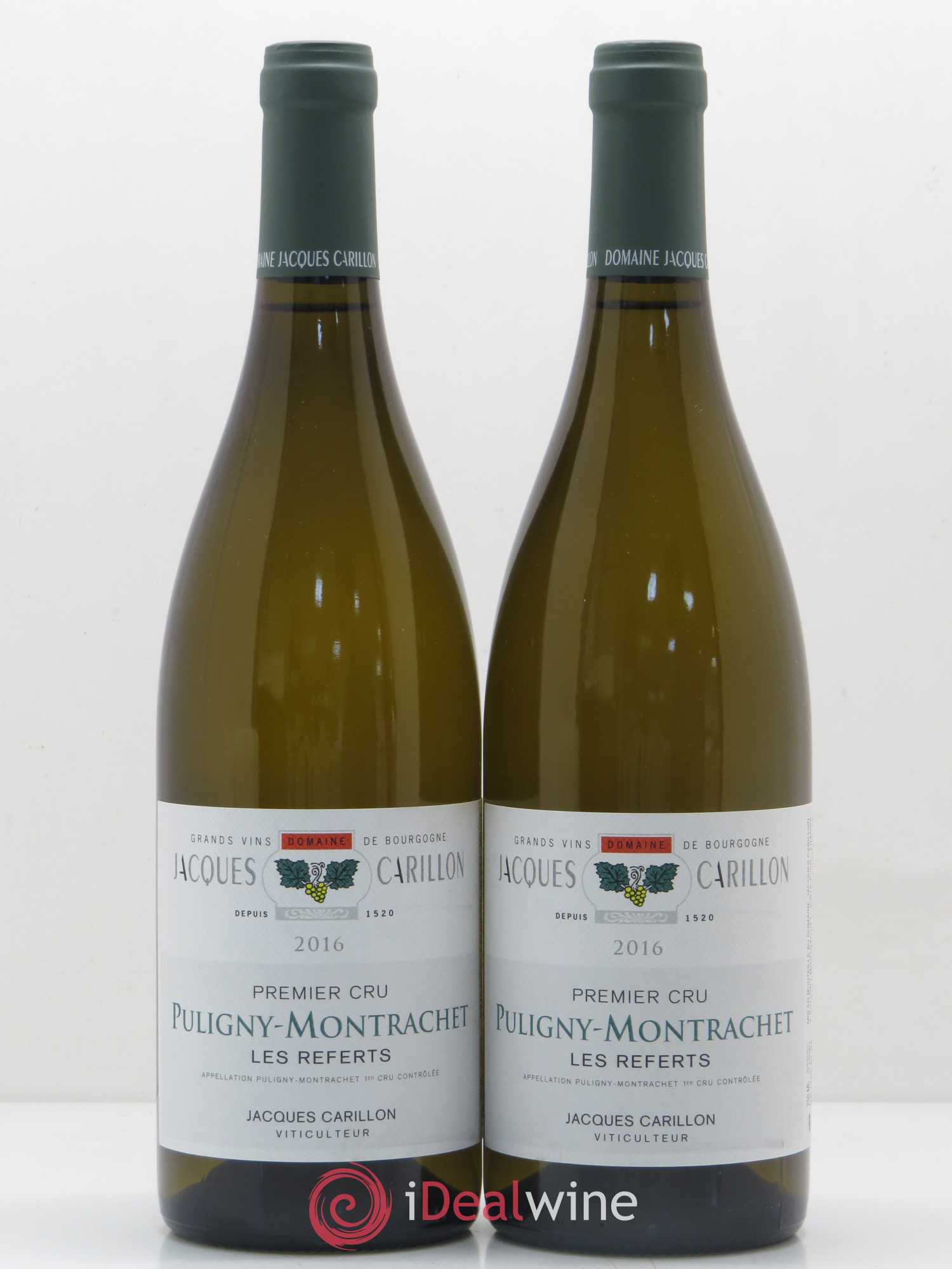 Puligny-Montrachet 1er Cru Domaine Jacques Carillon 2016 - Posten von 2 Flaschen - 0