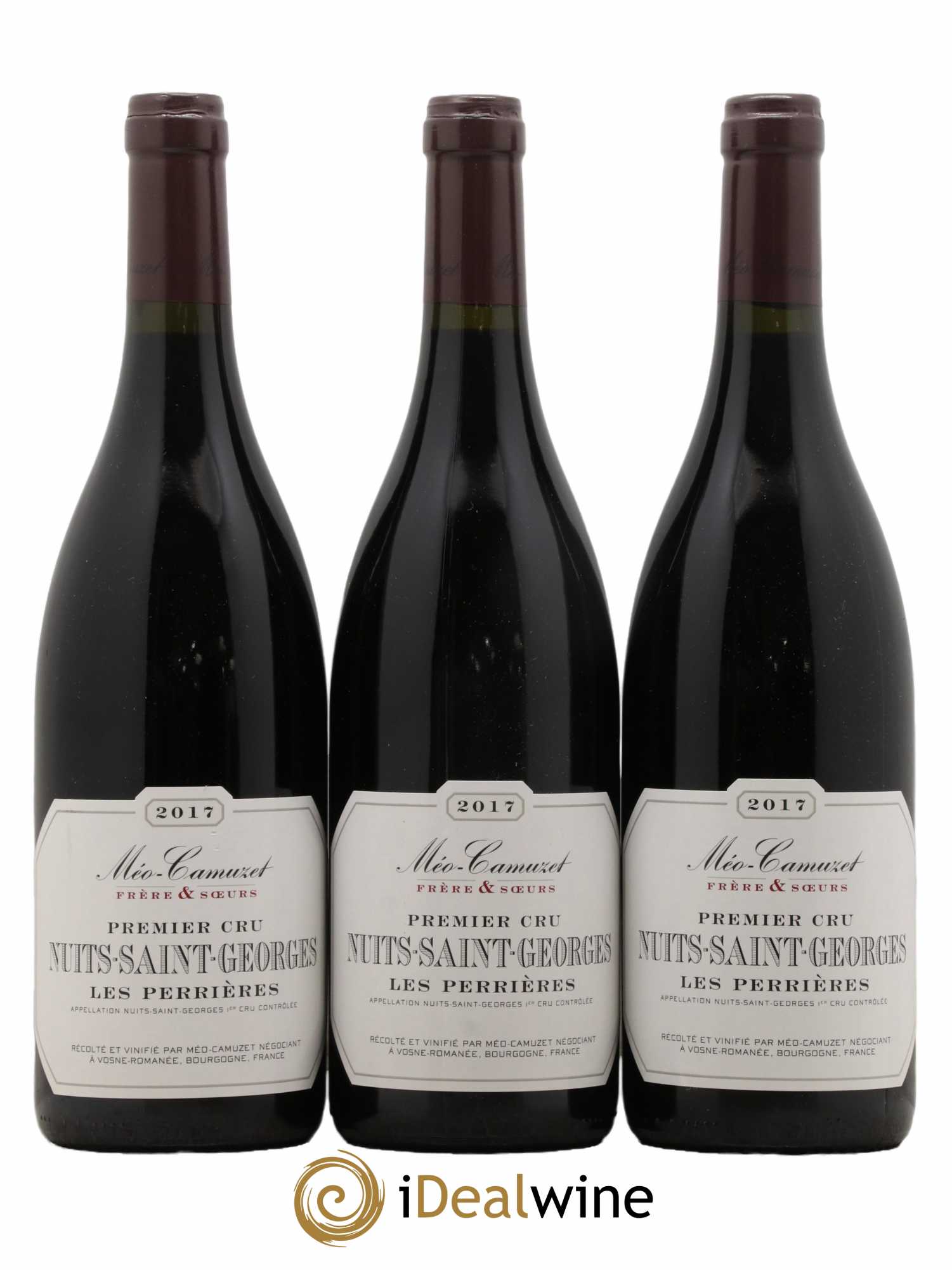 Nuits-Saint-Georges 1er Cru Les Perrières Méo-Camuzet (Frère & Soeurs) 2017 - Lot de 3 bouteilles - 0