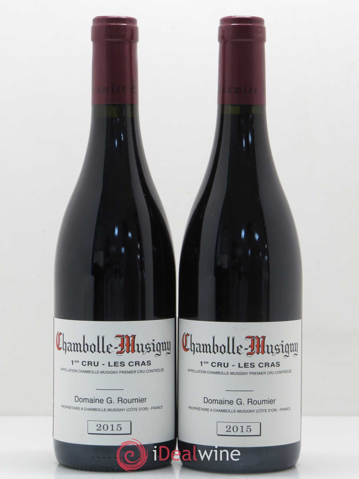 Chambolle-Musigny 1er Cru Les Cras Georges Roumier (Domaine) 2015 - Lot de 2 bouteilles - 0