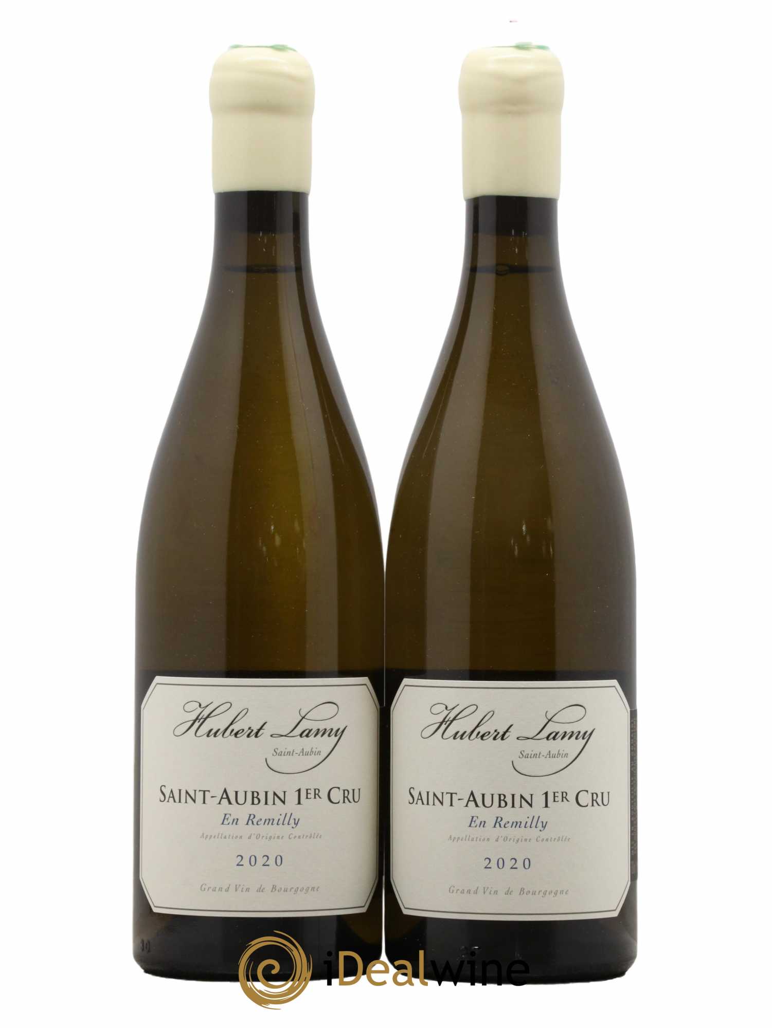 Saint-Aubin 1er Cru En Rémilly Hubert Lamy 2020 - Lot de 2 bouteilles - 0