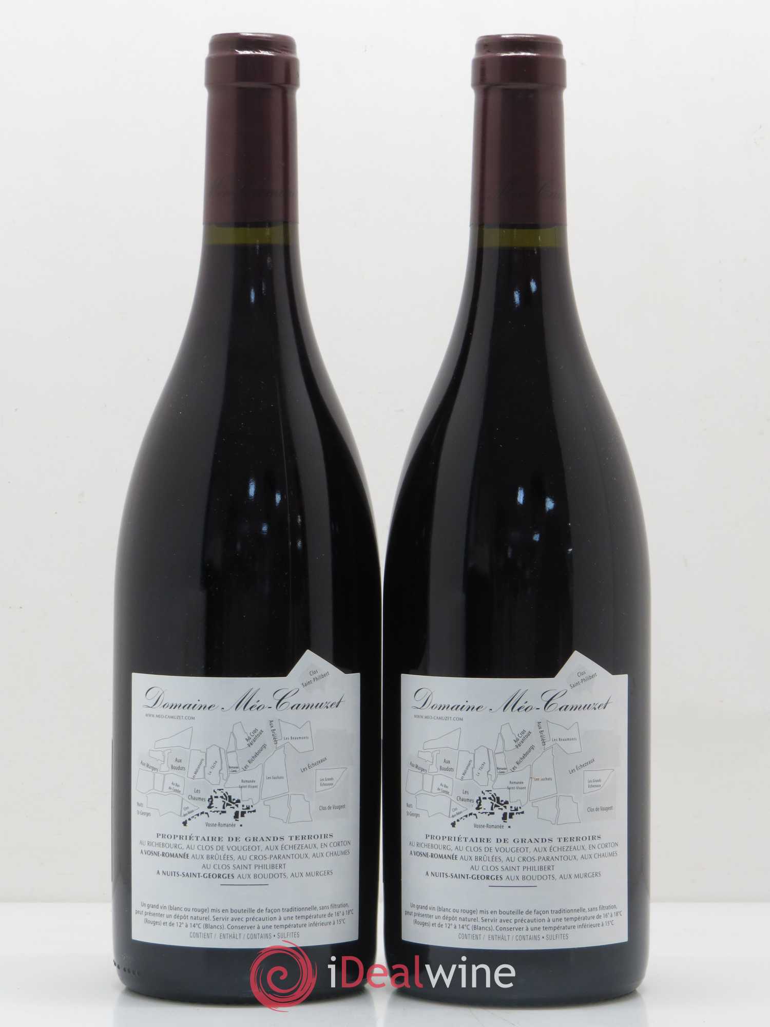 Clos de Vougeot Grand Cru Méo-Camuzet (Domaine) 2015 - Lot de 2 bouteilles - 1