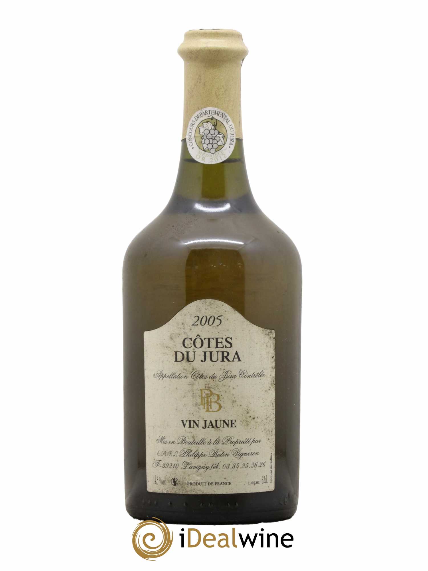 Côtes du Jura Vin Jaune Philippe Butin 2005 - Lot de 1 bouteille - 0