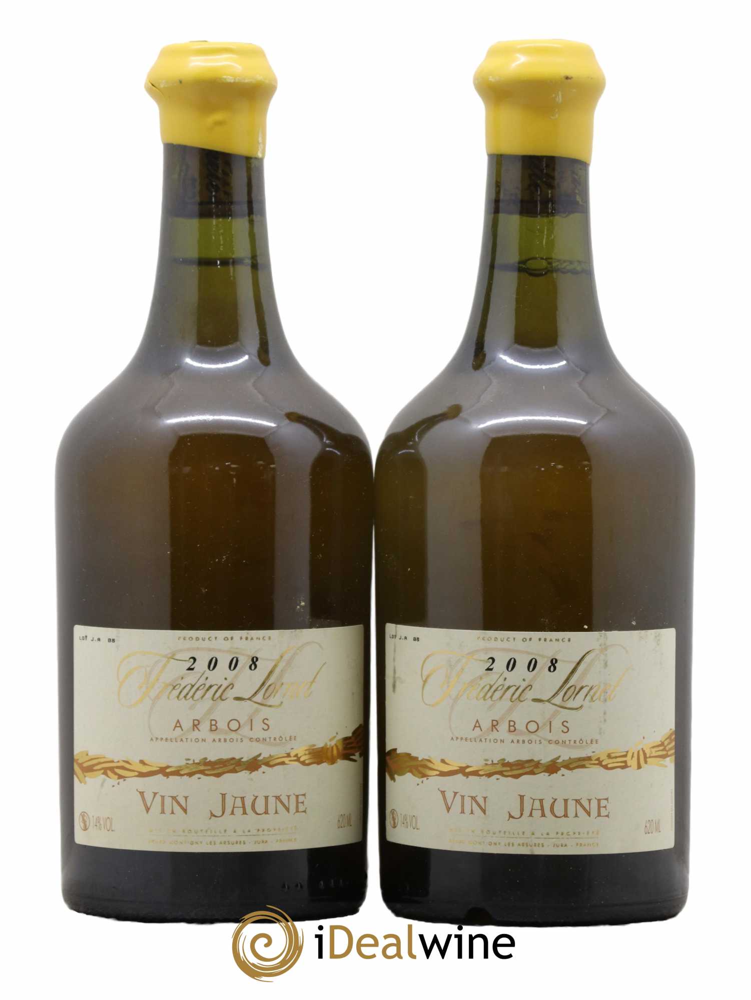 Arbois Vin Jaune Domaine Frédéric Lornet 2008 - Lot de 2 bouteilles - 0