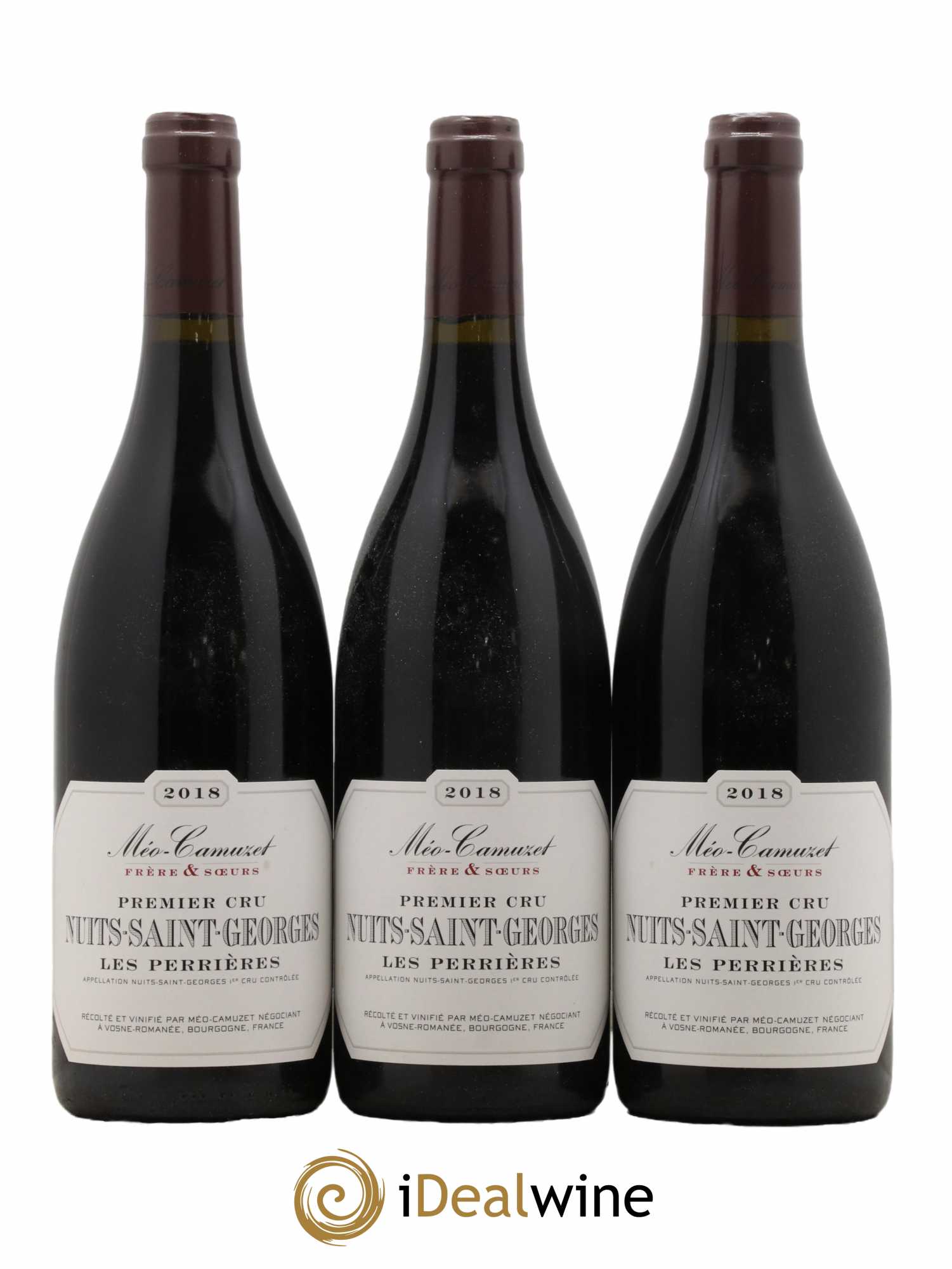 Nuits-Saint-Georges 1er Cru Les Perrières Méo-Camuzet (Frère & Soeurs) 2018 - Lot de 3 bouteilles - 0