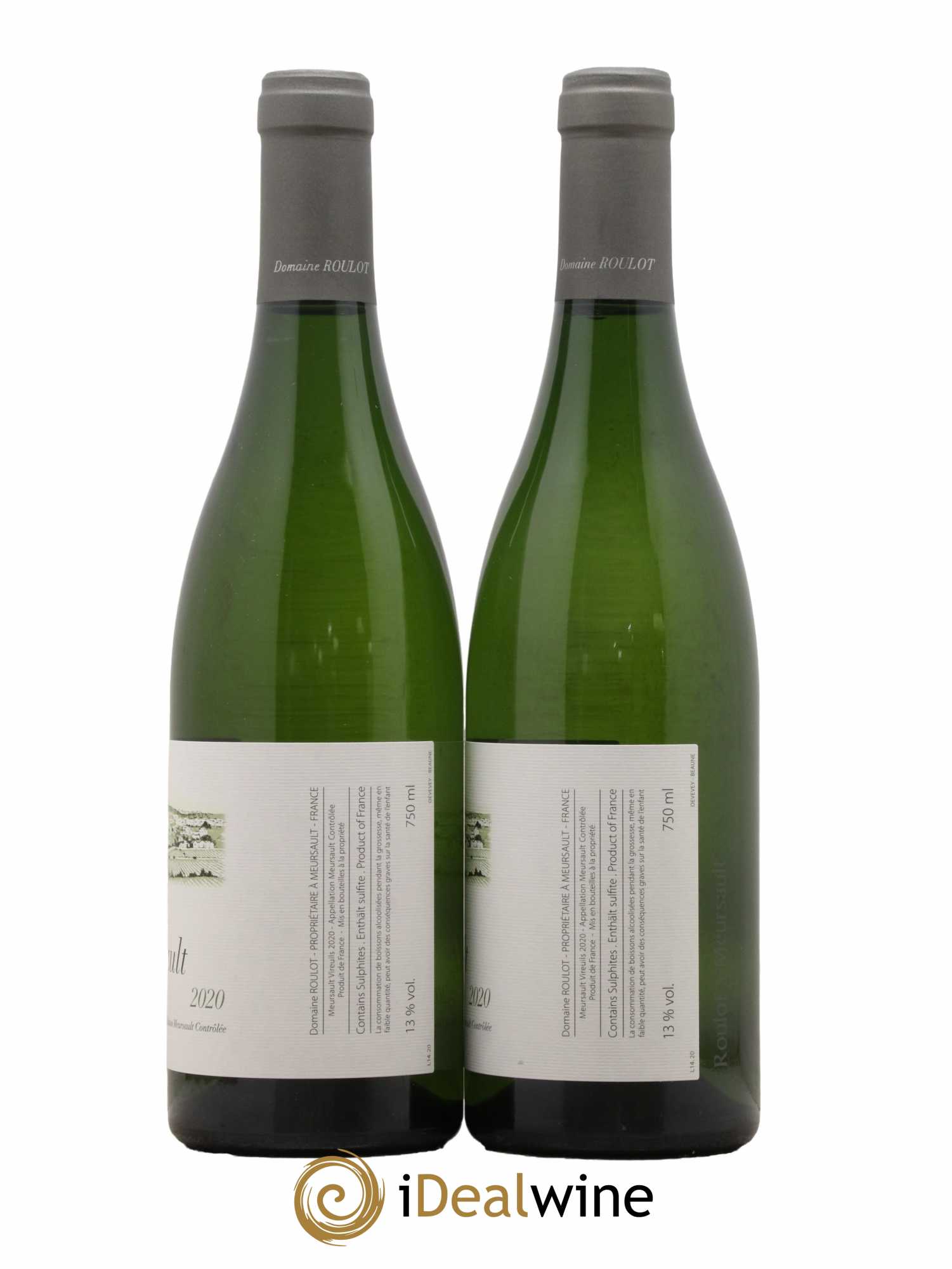 Meursault Les Vireuils Roulot (Domaine) 2020 - Lot de 2 bouteilles - 1