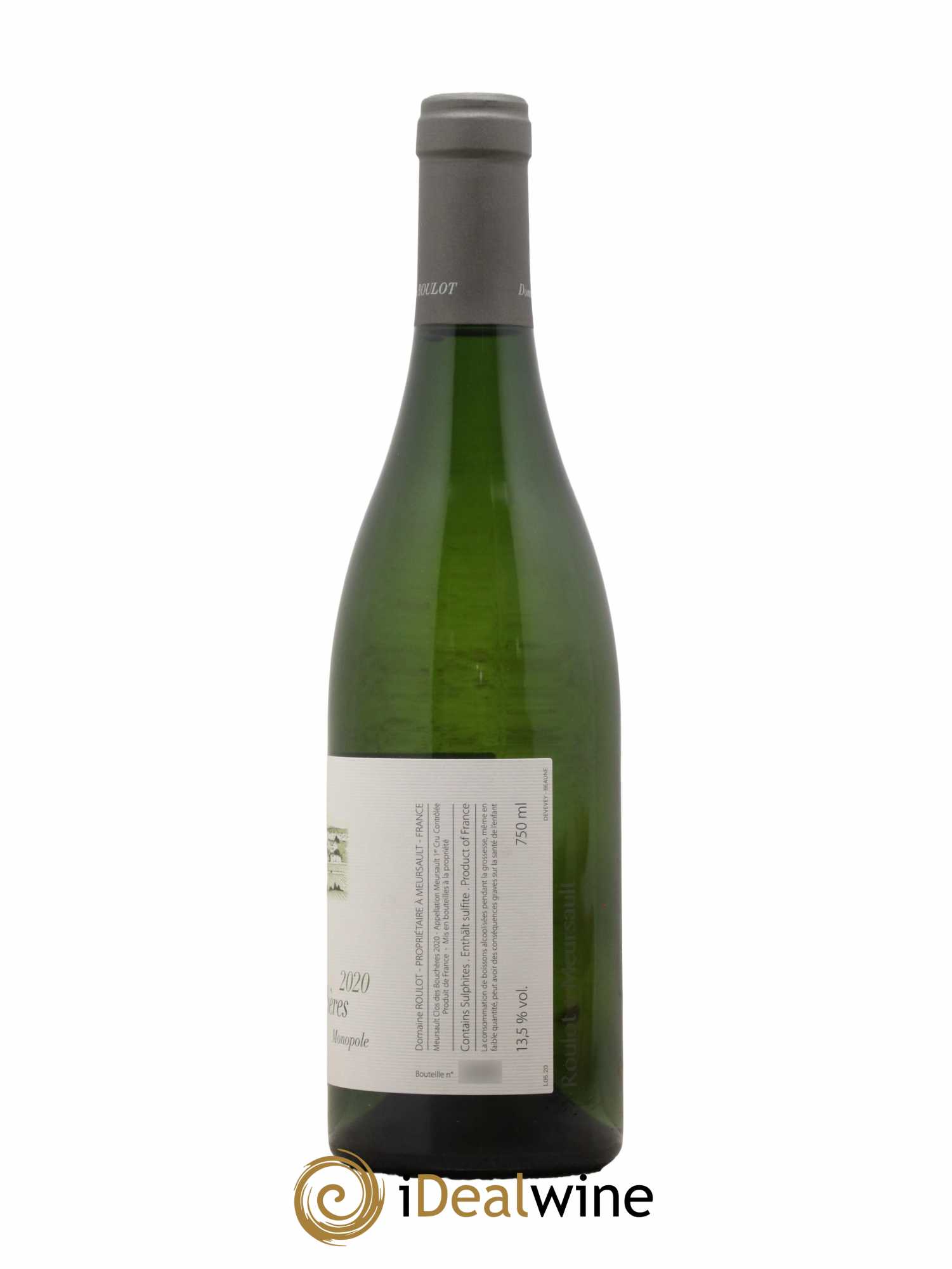 Meursault 1er Cru Clos des Bouchères  Roulot (Domaine) 2020 - Lot de 1 bouteille - 1