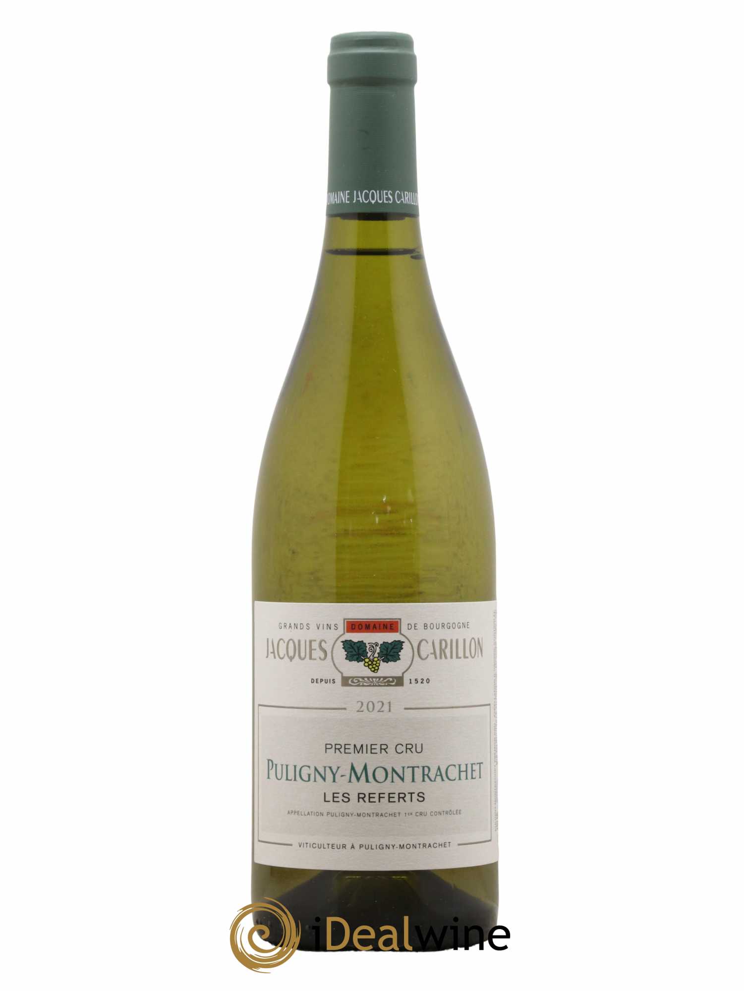 Puligny-Montrachet 1er Cru Les Referts Jacques Carillon (Domaine) 2021 - Lot de 1 bouteille - 0