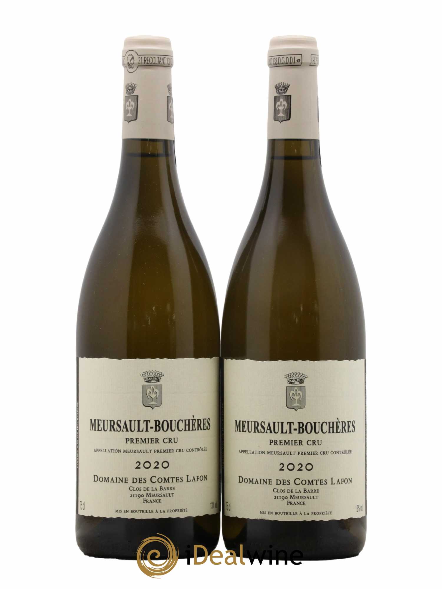 Meursault 1er Cru Bouchères Comtes Lafon (Domaine des) 2020 - Posten von 2 Flaschen - 0