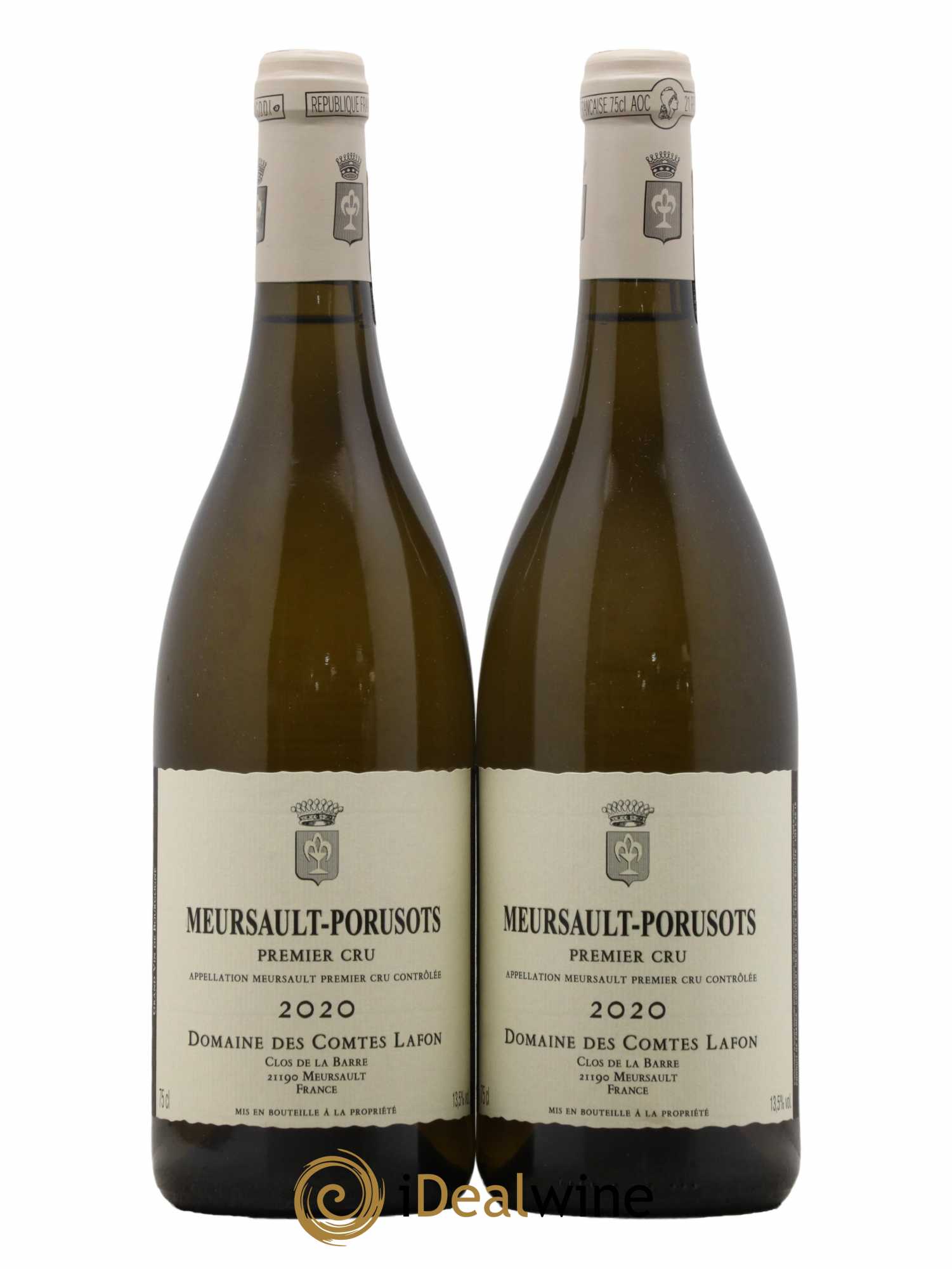 Meursault 1er Cru Porusots Comtes Lafon (Domaine des) 2020 - Lot de 2 bouteilles - 0