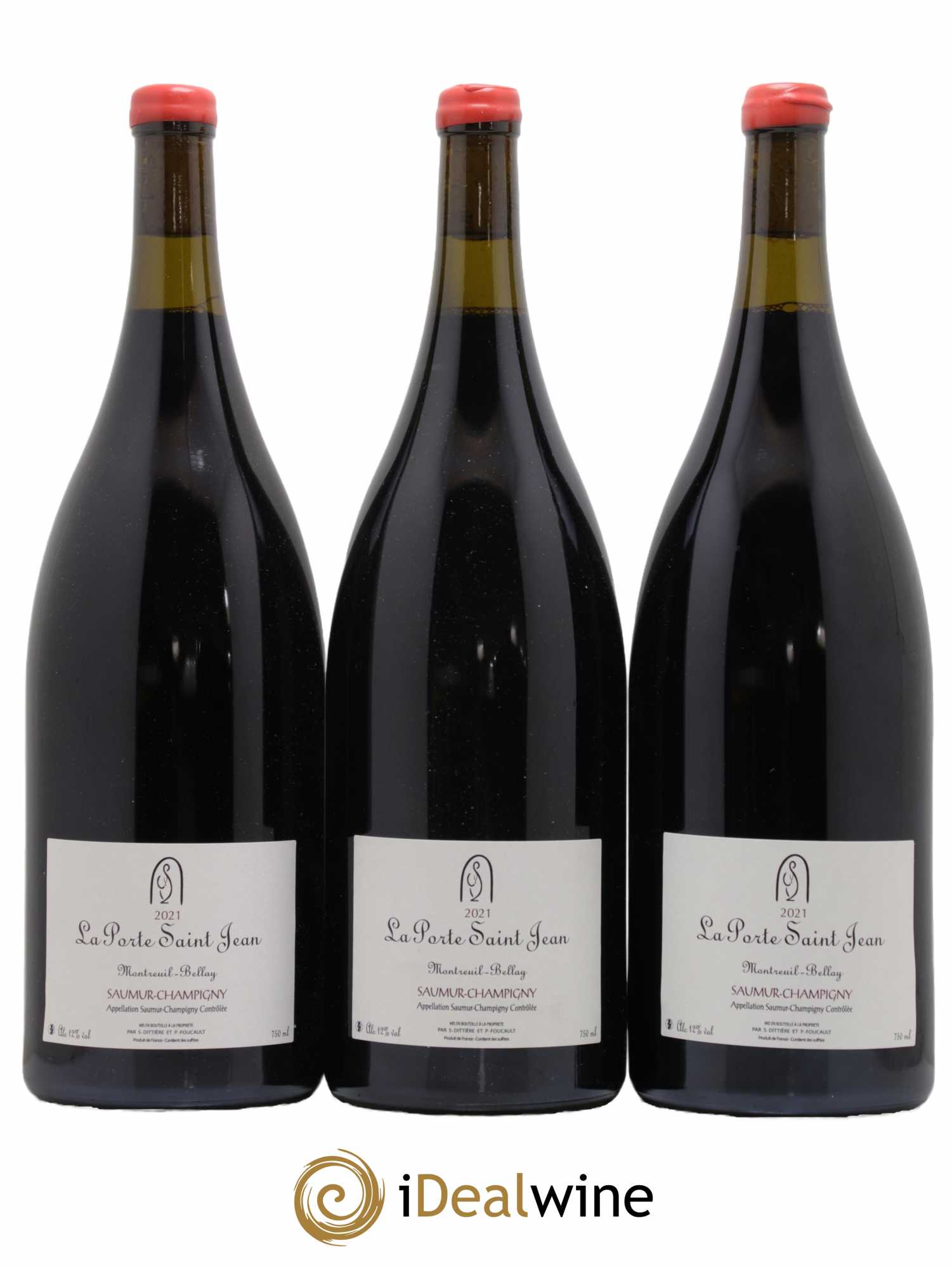 Saumur-Champigny La Porte Saint Jean 2021 - Lot de 3 magnums - 0