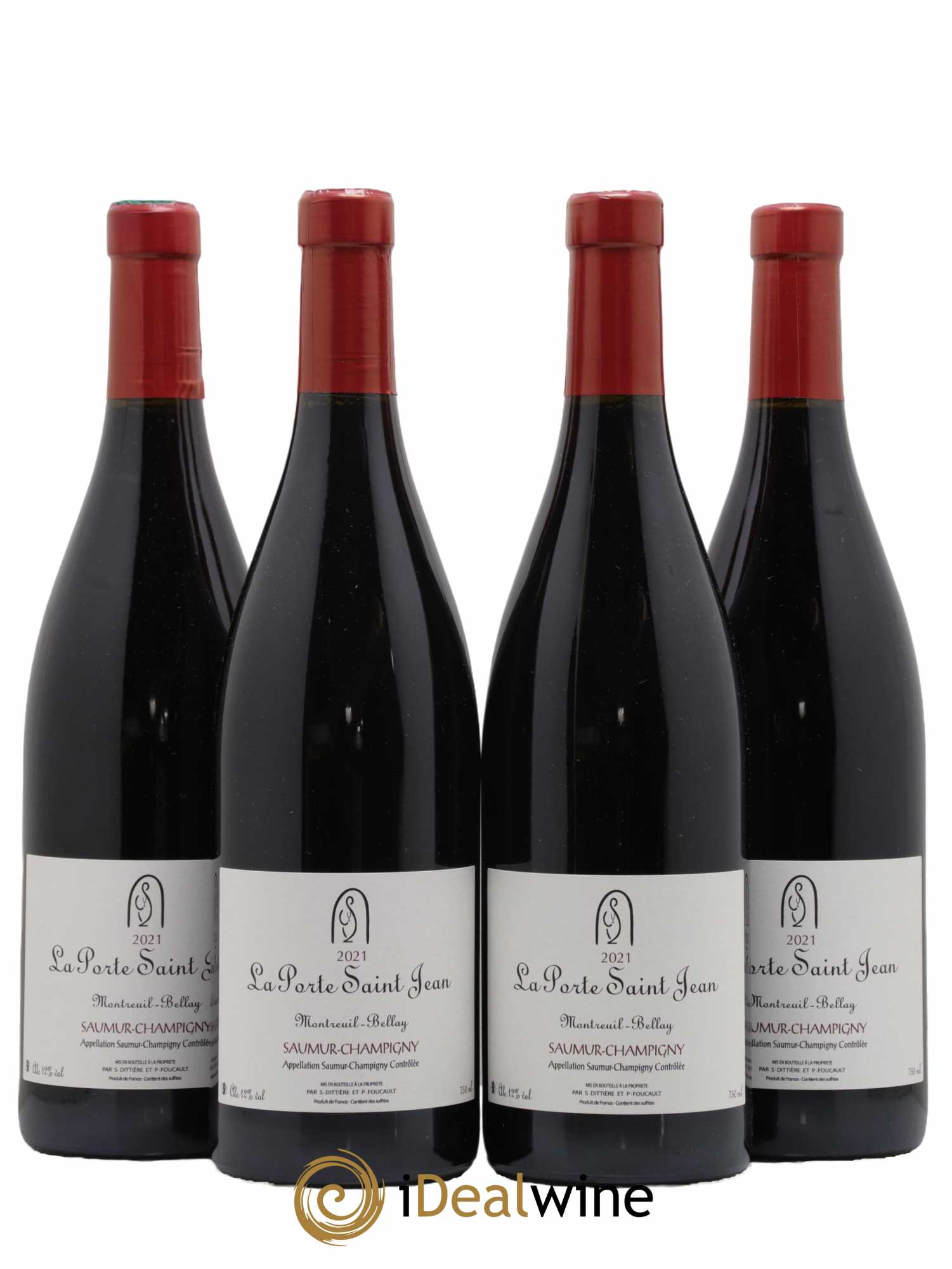 Saumur-Champigny La Porte Saint Jean 2021 - Lot de 4 bouteilles - 0