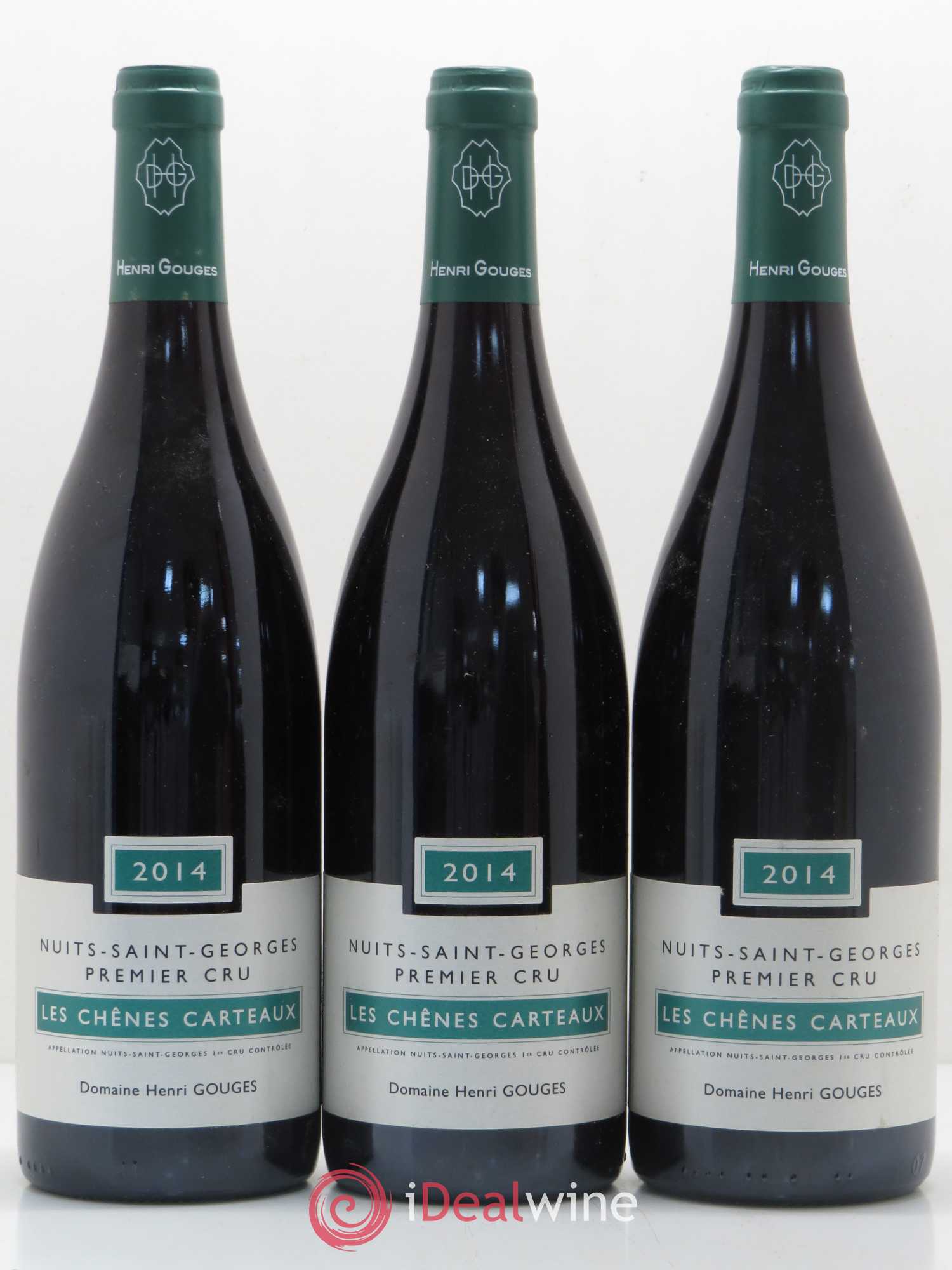 Nuits-Saint-Georges 1er Cru Les Chênes Carteaux Henri Gouges 2014 - Posten von 3 Flaschen - 0