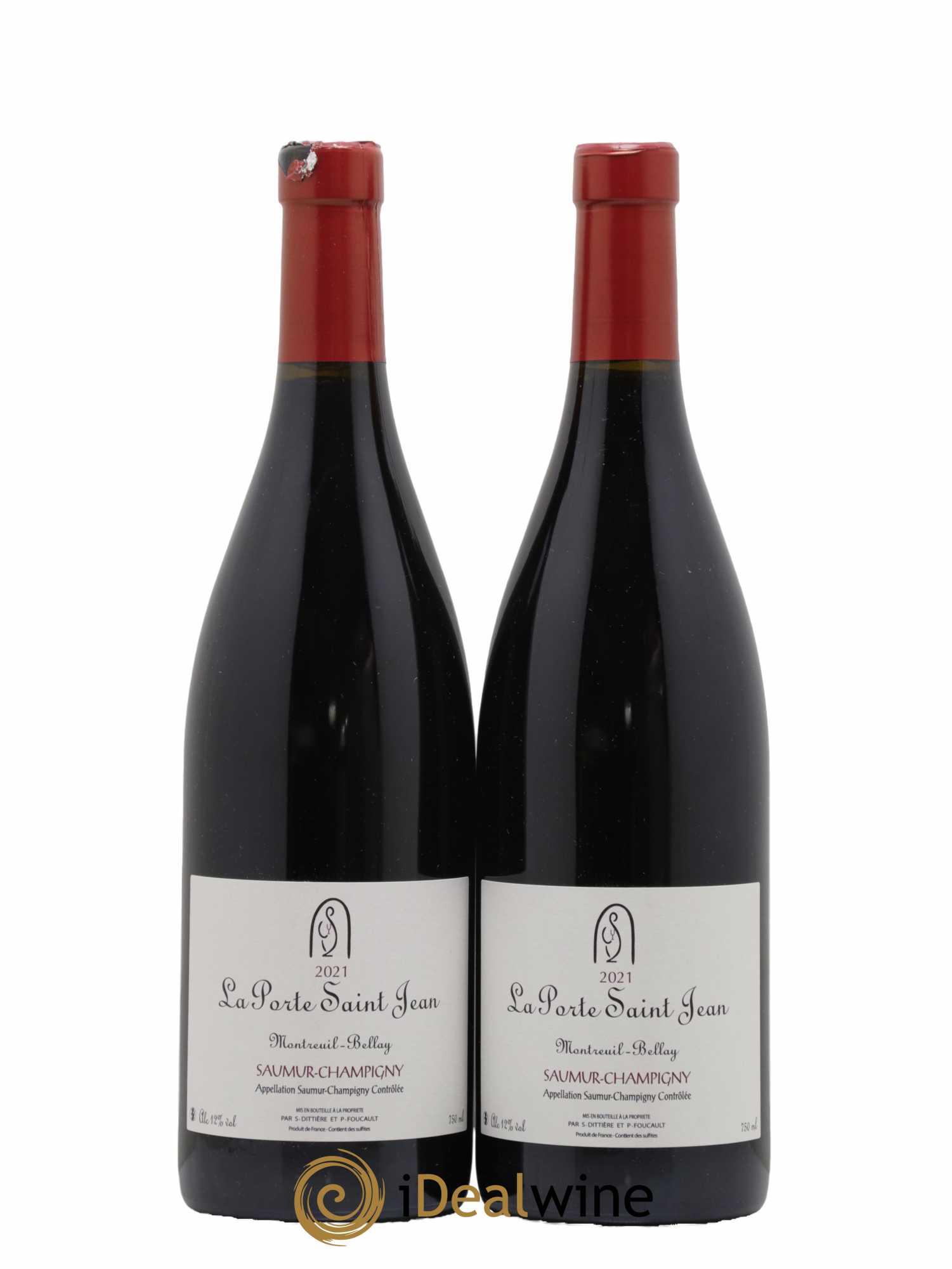 Saumur-Champigny La Porte Saint Jean 2021 - Lot de 2 bouteilles - 0