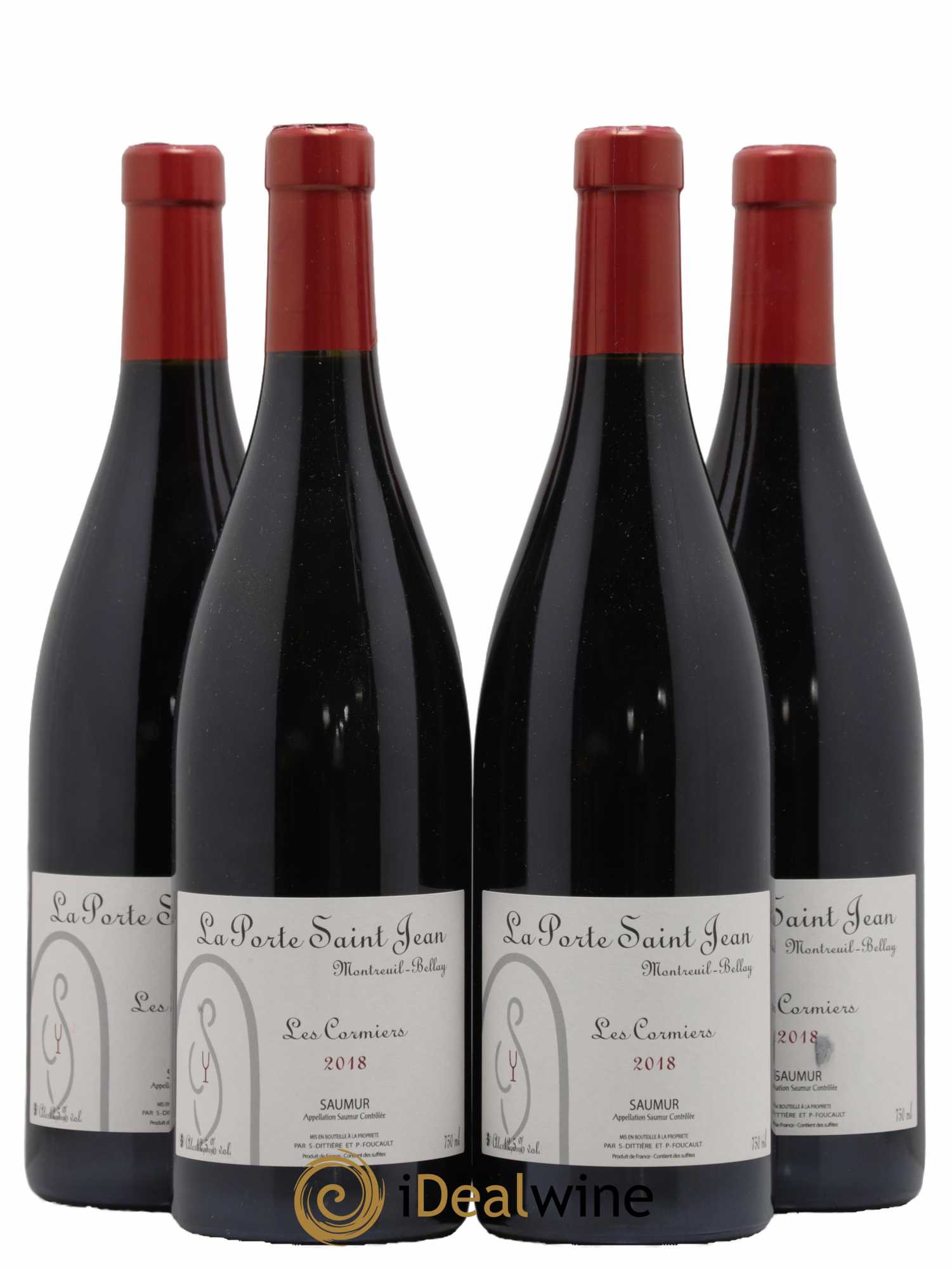Saumur Les Cormiers La Porte Saint Jean 2018 - Lot de 4 bouteilles - 0