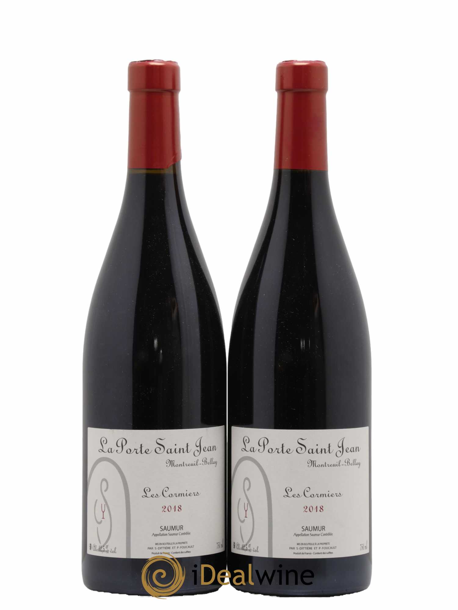 Saumur Les Cormiers La Porte Saint Jean 2018 - Lot de 2 bouteilles - 0