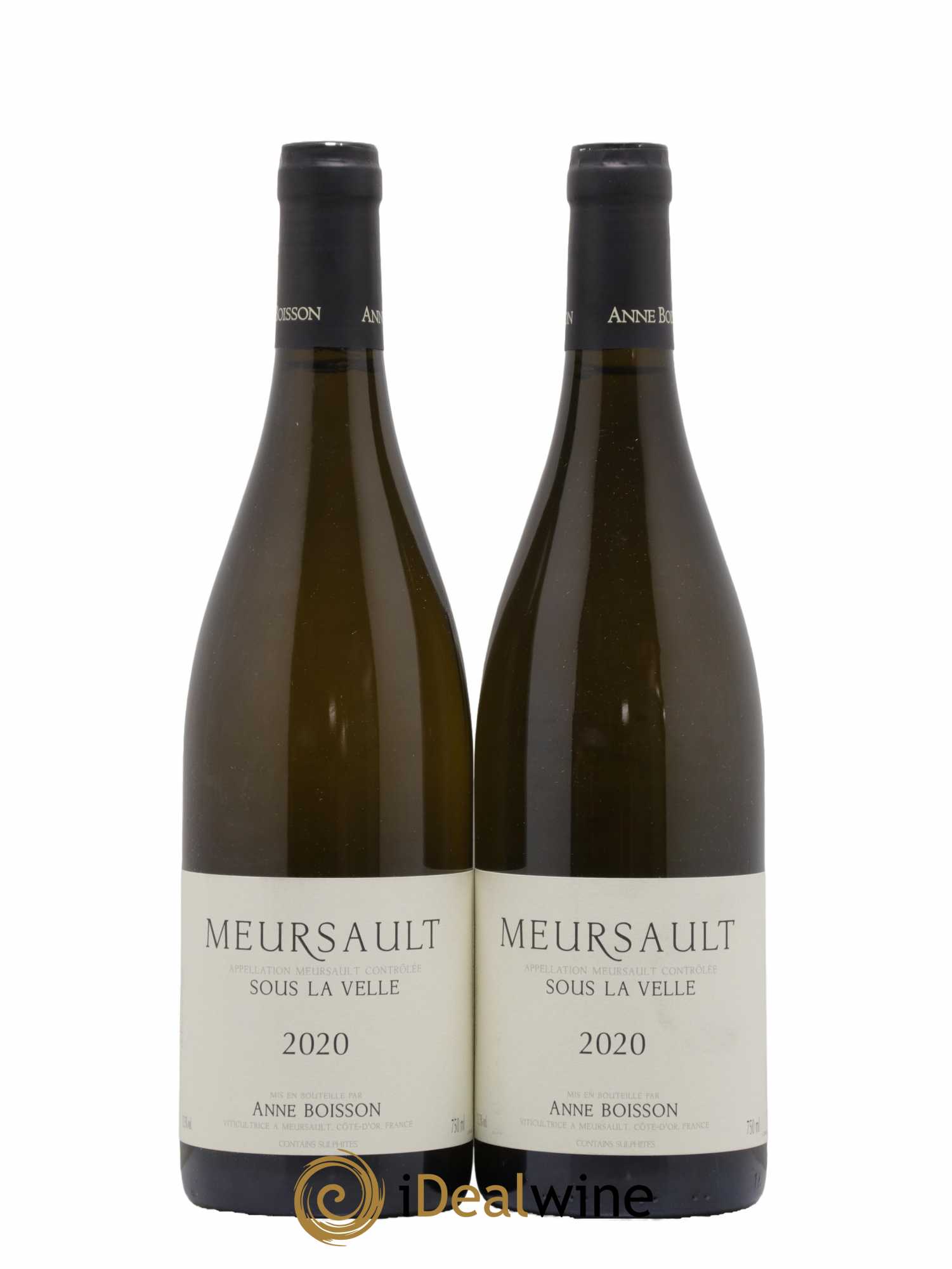 Meursault Sous la Velle Anne Boisson 2020 - Lot de 2 bouteilles - 0