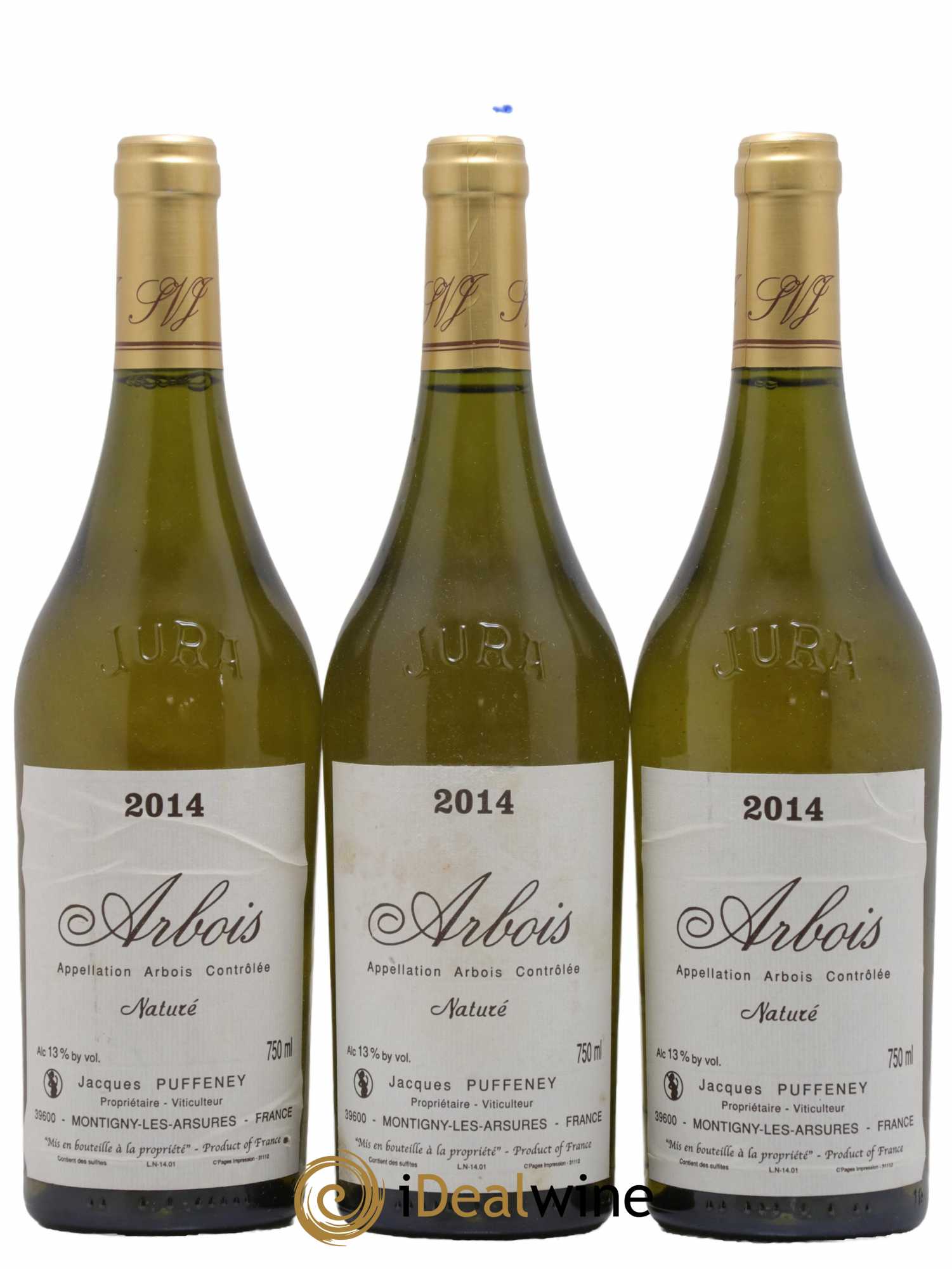 Arbois Naturé Jacques Puffeney 2014 - Lot de 3 bouteilles - 0