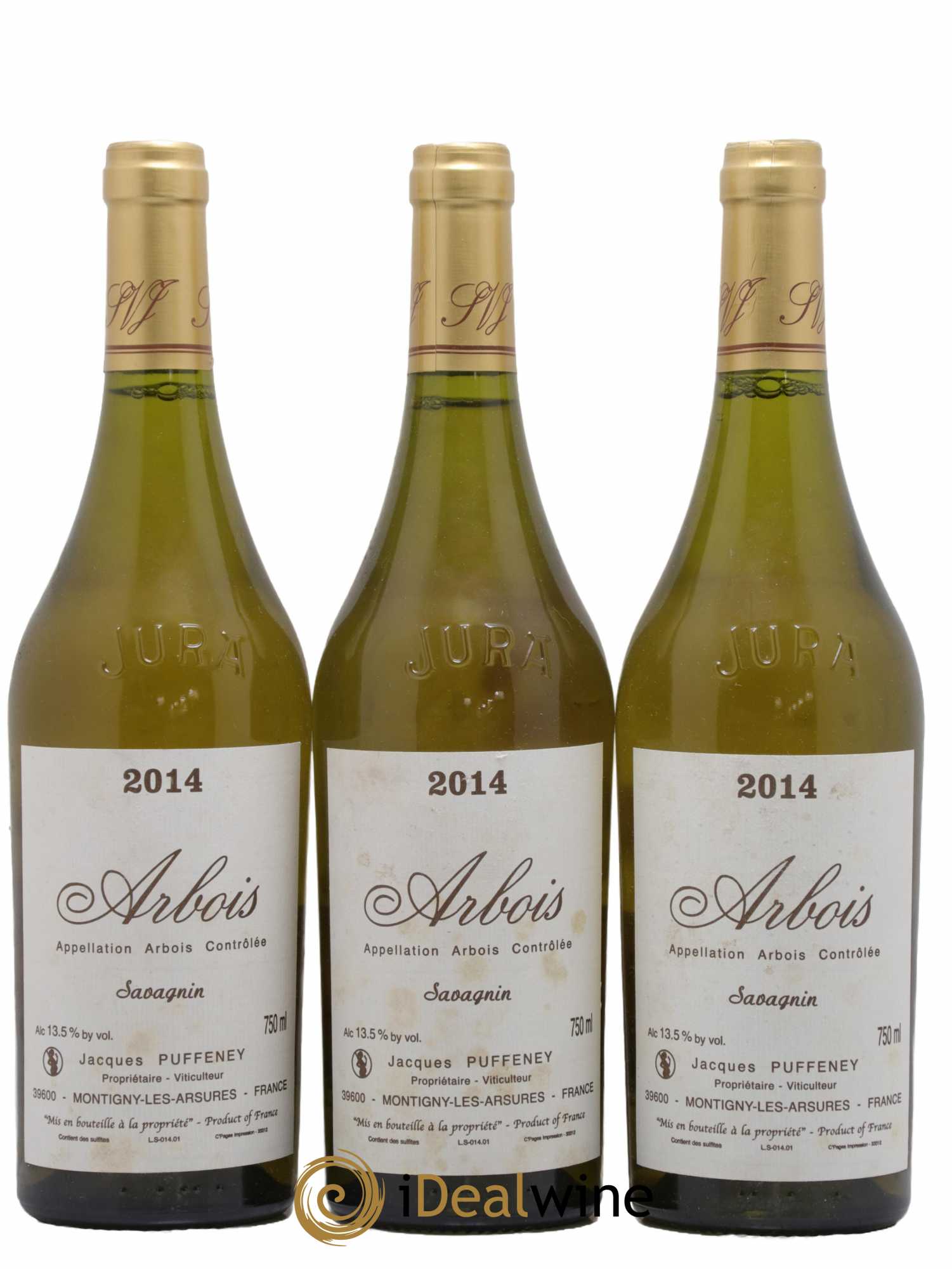 Arbois Savagnin Jacques Puffeney 2014 - Lot de 3 bouteilles - 0