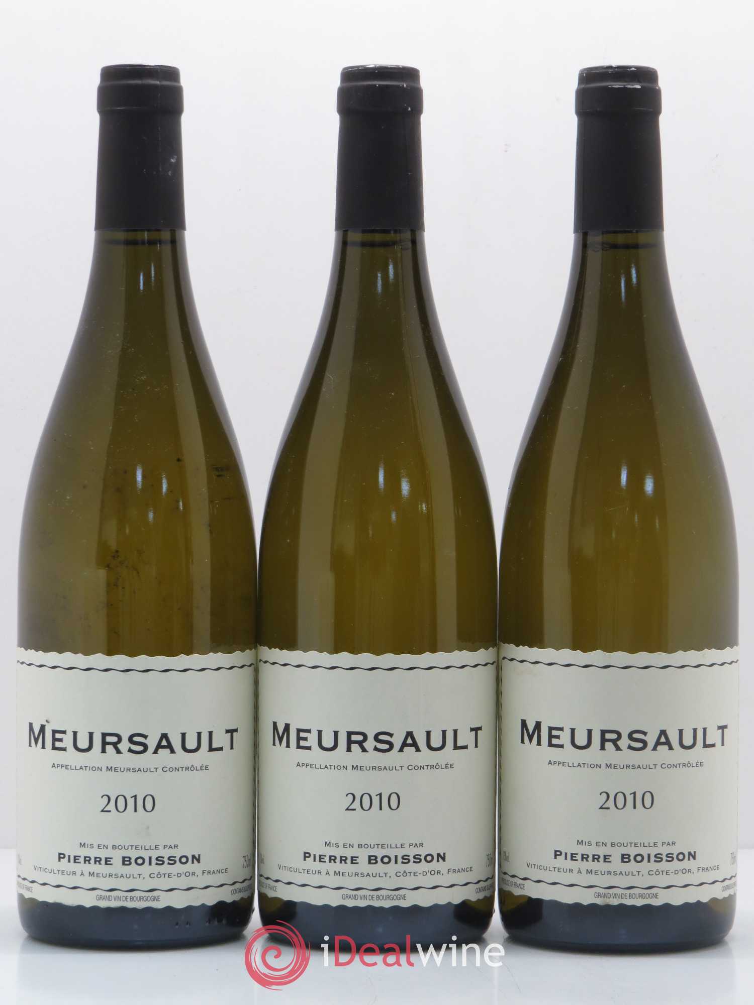 Meursault Pierre Boisson (Domaine) 2010 - Lot de 3 bouteilles - 0