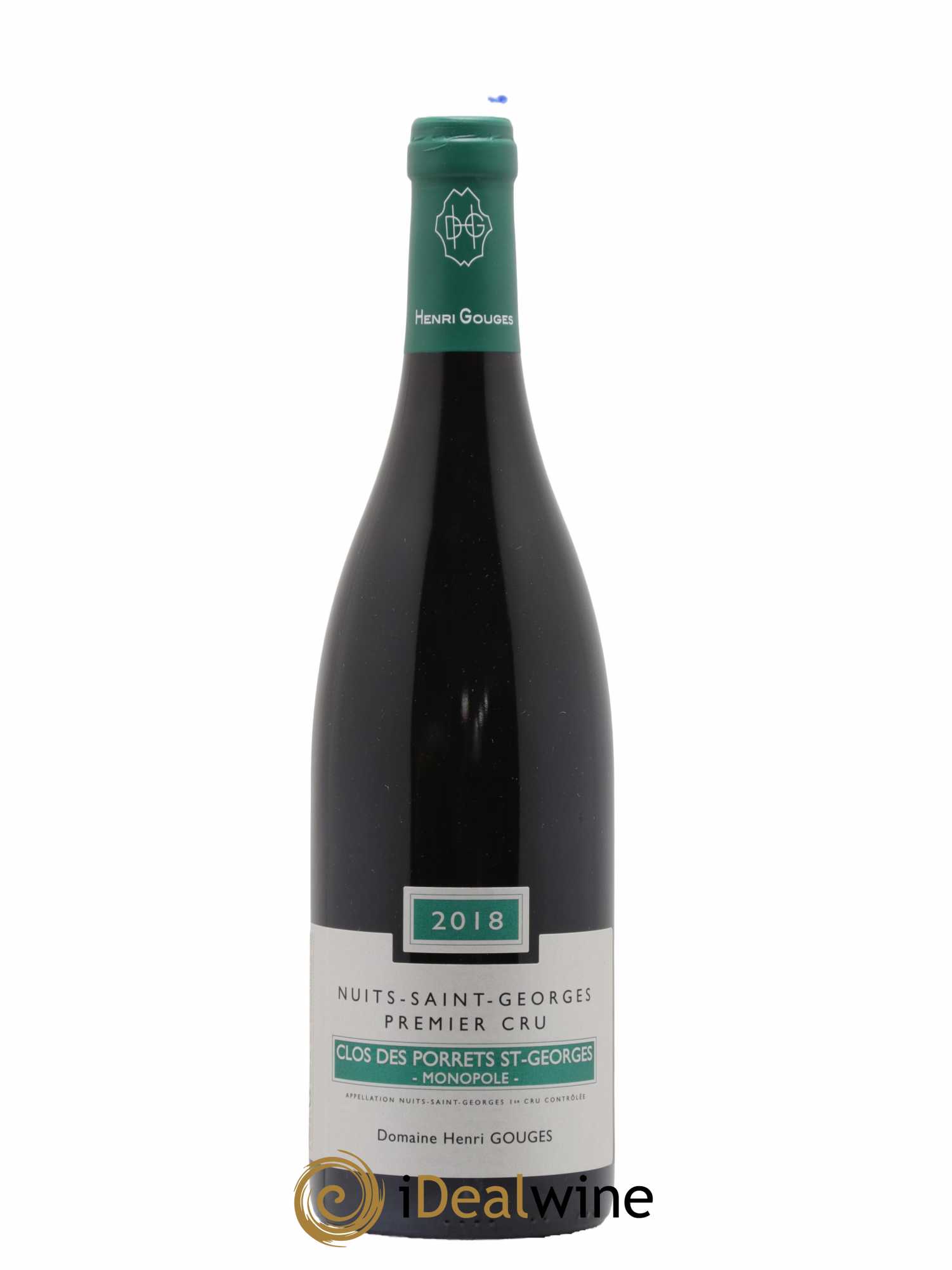 Nuits-Saint-Georges 1er Cru Clos des Porrets St Georges Henri Gouges 2018 - Lot de 1 bouteille - 0