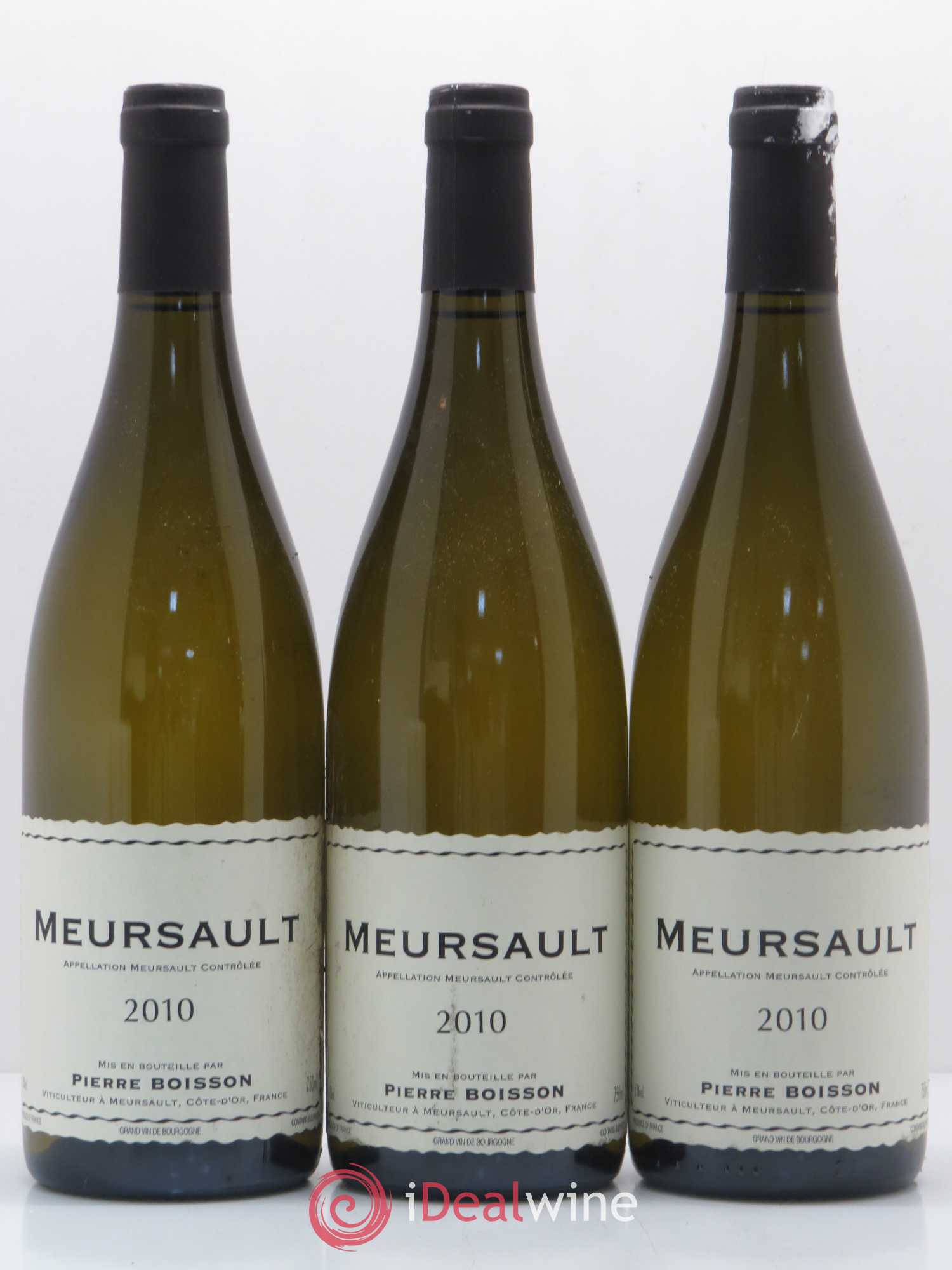 Meursault Pierre Boisson (Domaine) 2010 - Lot de 3 bouteilles - 0