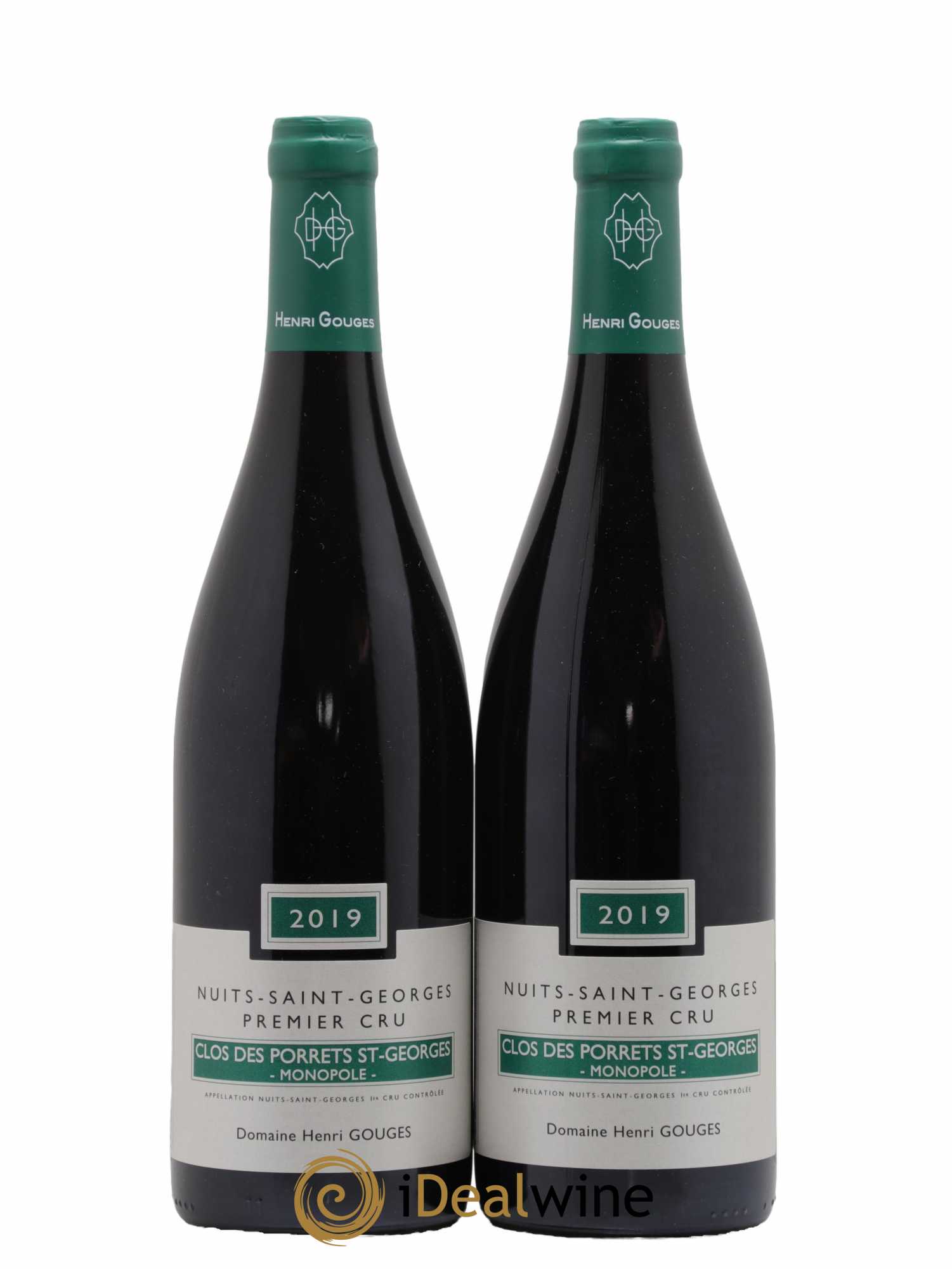 Nuits-Saint-Georges 1er Cru Clos des Porrets St Georges Henri Gouges 2019 - Posten von 2 Flaschen - 0