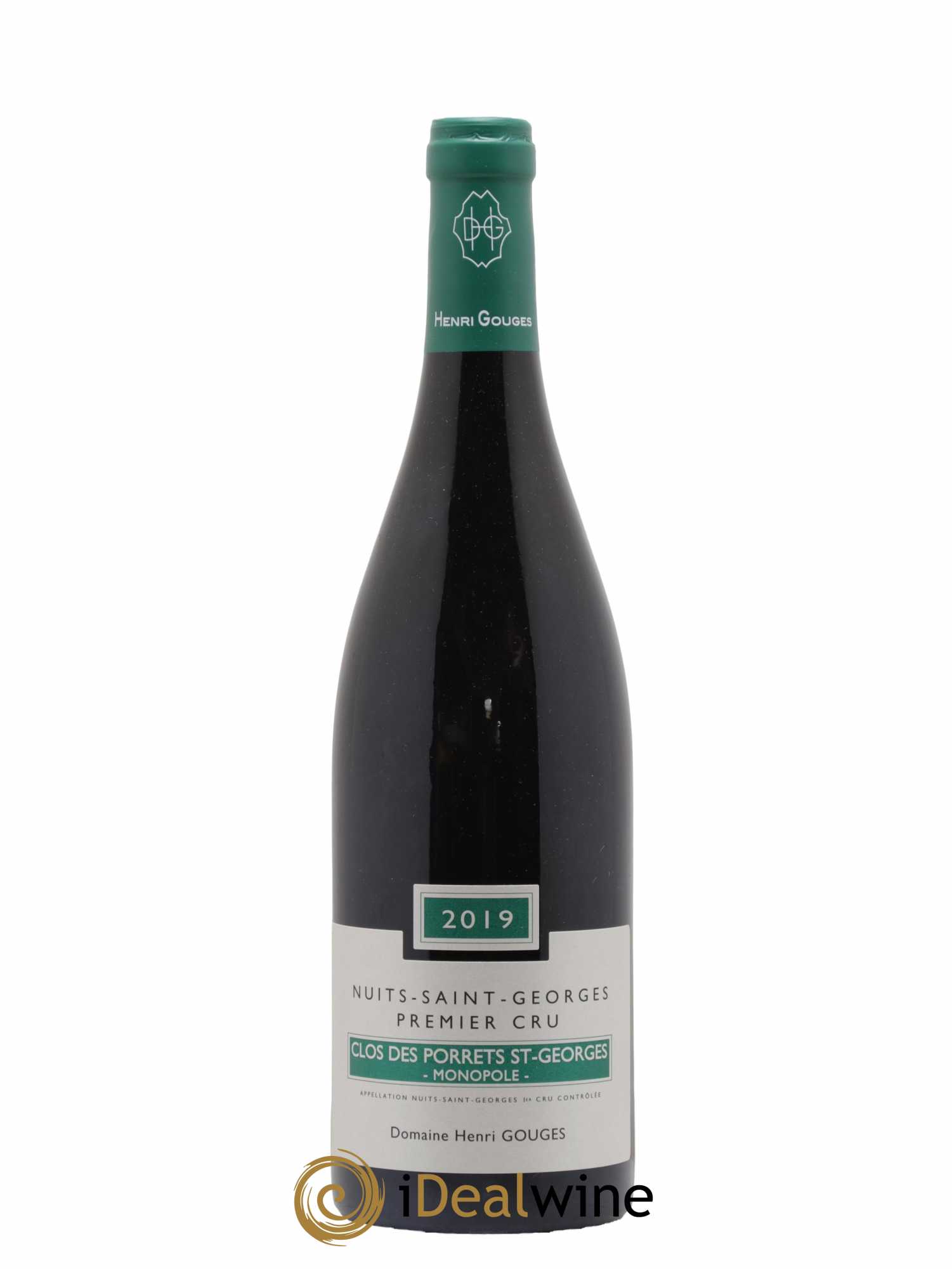 Nuits-Saint-Georges 1er Cru Clos des Porrets St Georges Henri Gouges 2019 - Lot de 1 bouteille - 0