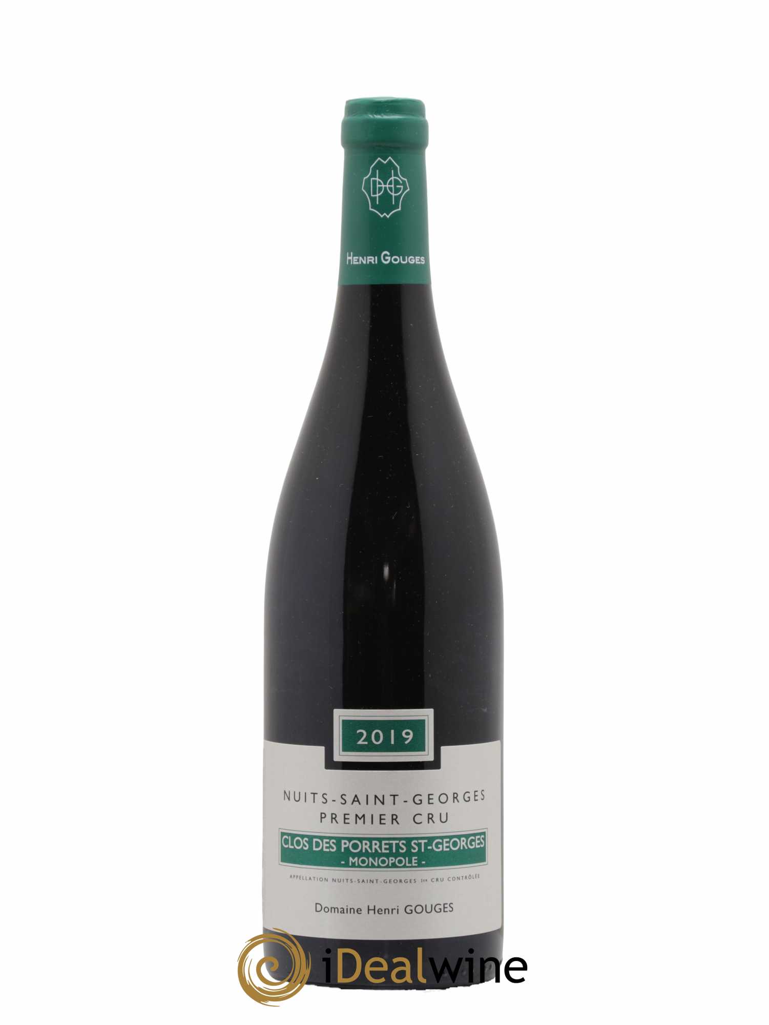 Nuits-Saint-Georges 1er Cru Clos des Porrets St Georges Henri Gouges 2019 - Lot de 1 bouteille - 0