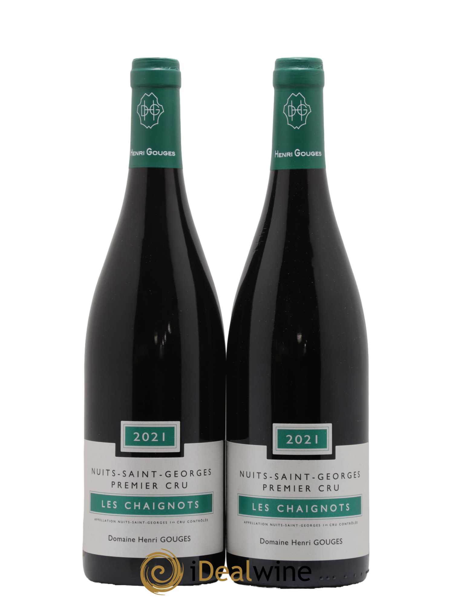Nuits-Saint-Georges 1er Cru Les Chaignots Henri Gouges 2021 - Lot de 2 bouteilles - 0