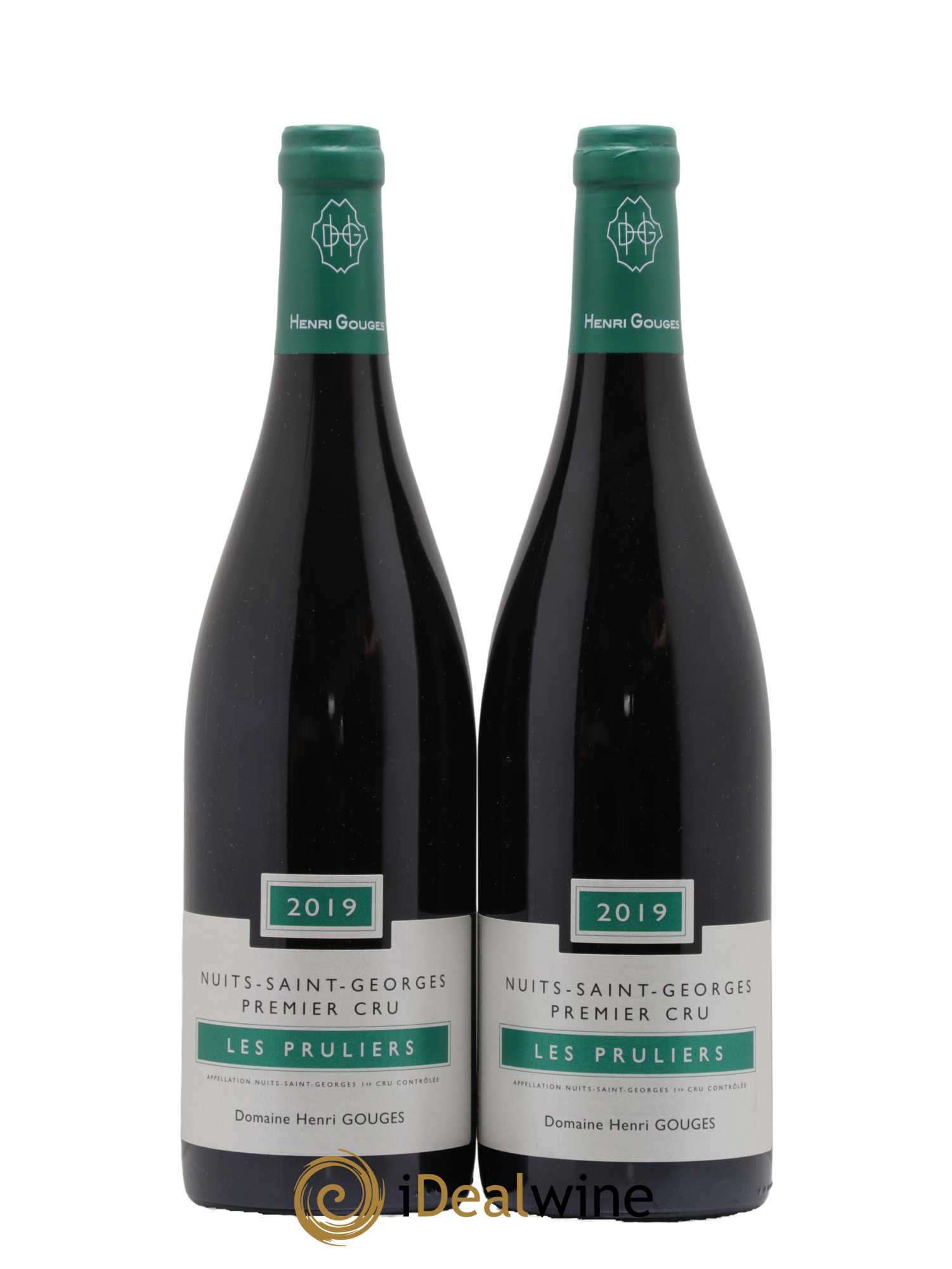 Nuits-Saint-Georges 1er Cru Les Pruliers Henri Gouges 2019 - Lot de 2 bouteilles - 0