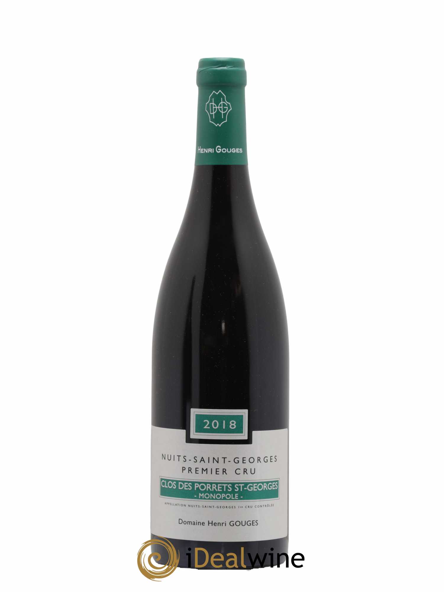 Nuits-Saint-Georges 1er Cru Clos des Porrets St Georges Henri Gouges 2018 - Lot de 1 bouteille - 0