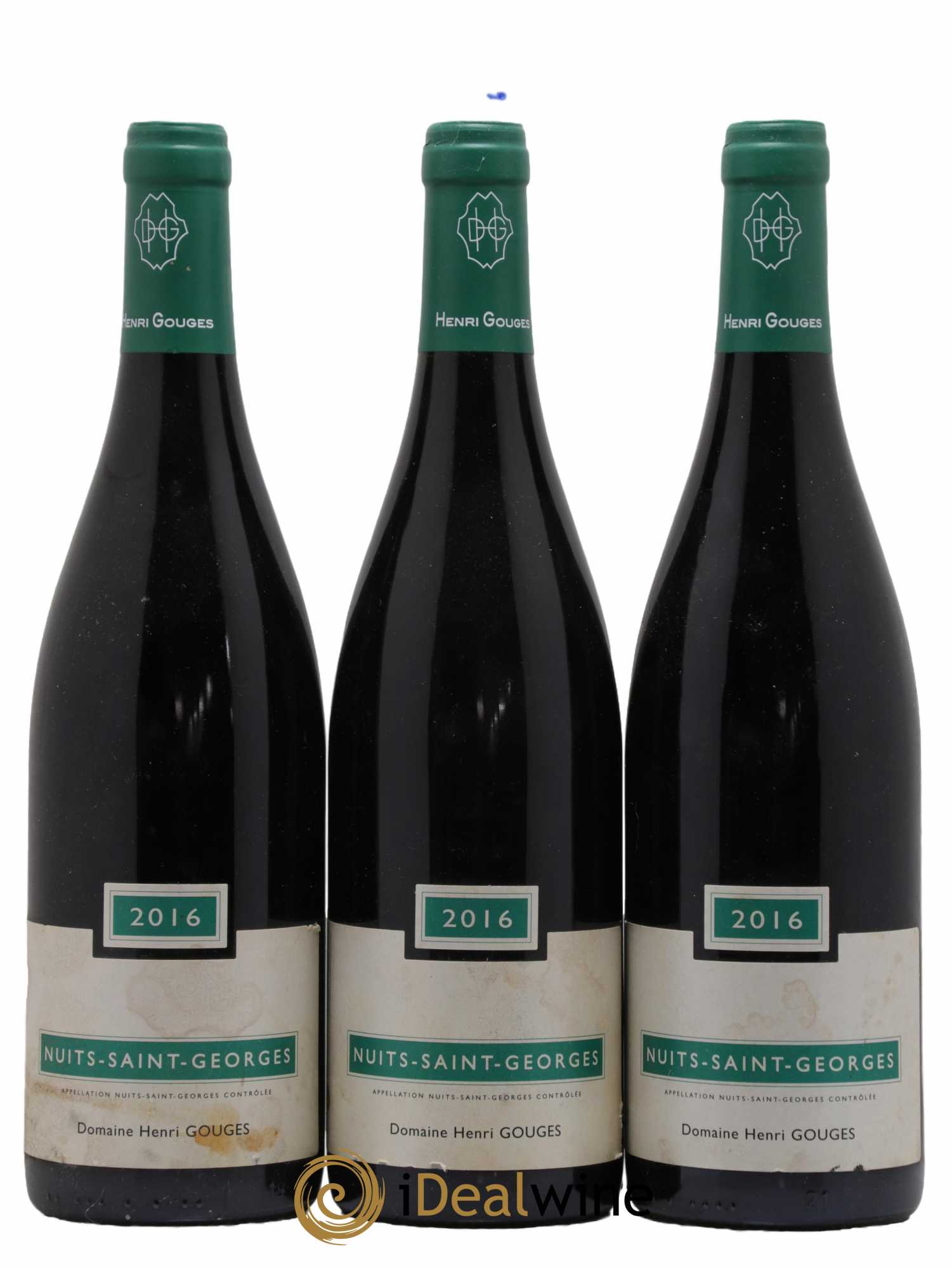 Nuits-Saint-Georges Henri Gouges 2016 - Lot of 3 bottles - 0