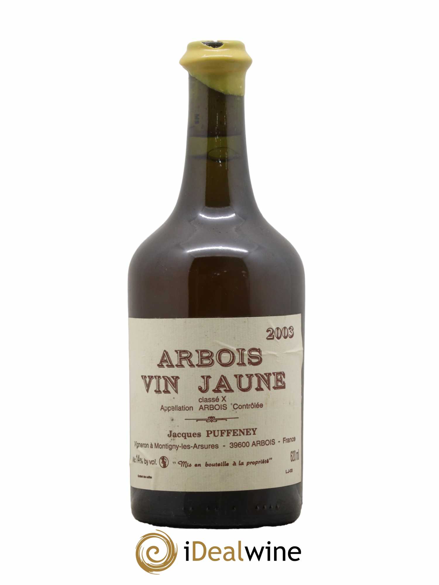 Arbois Vin Jaune Classé X Jacques Puffeney 2003 - Lot de 1 bouteille - 0