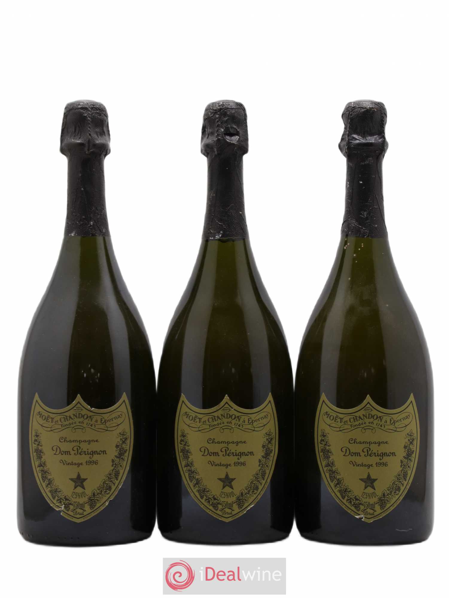 Brut Dom Pérignon Brut 1996 - Lot de 3 bouteilles - 0