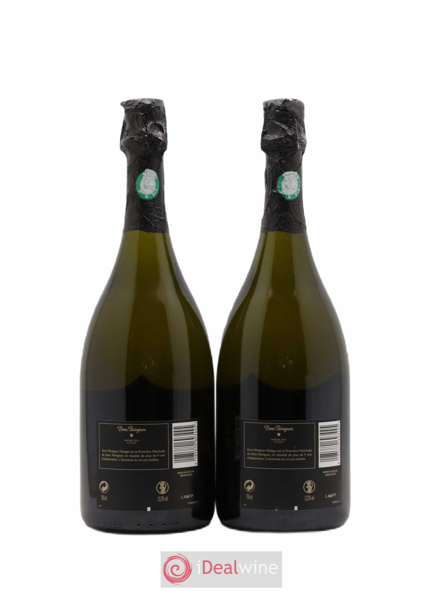 Brut Dom Pérignon Brut 2010 - Lot de 2 bouteilles - 1